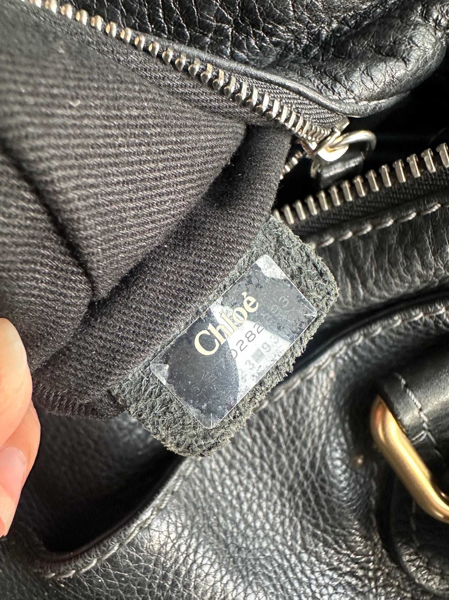 Vintage Black Chloé Paddington Shoulder Bag
