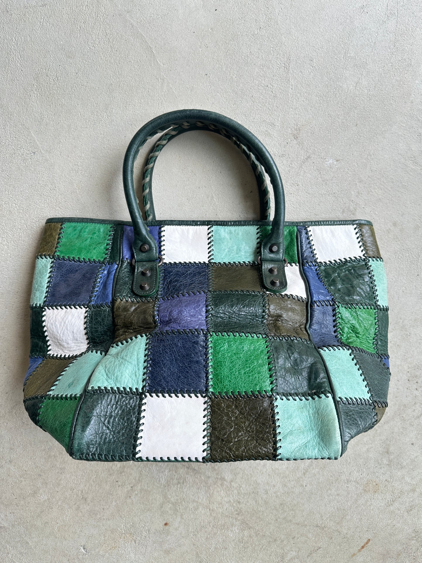 Vintage Balenciaga Patchwork Sunday City Bag