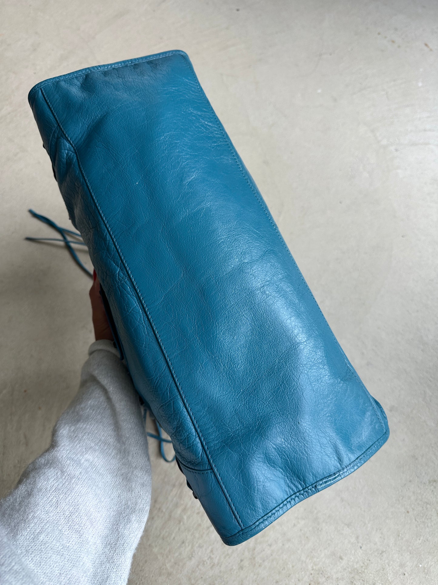 Vintage Balenciaga Blue Part Time Bag