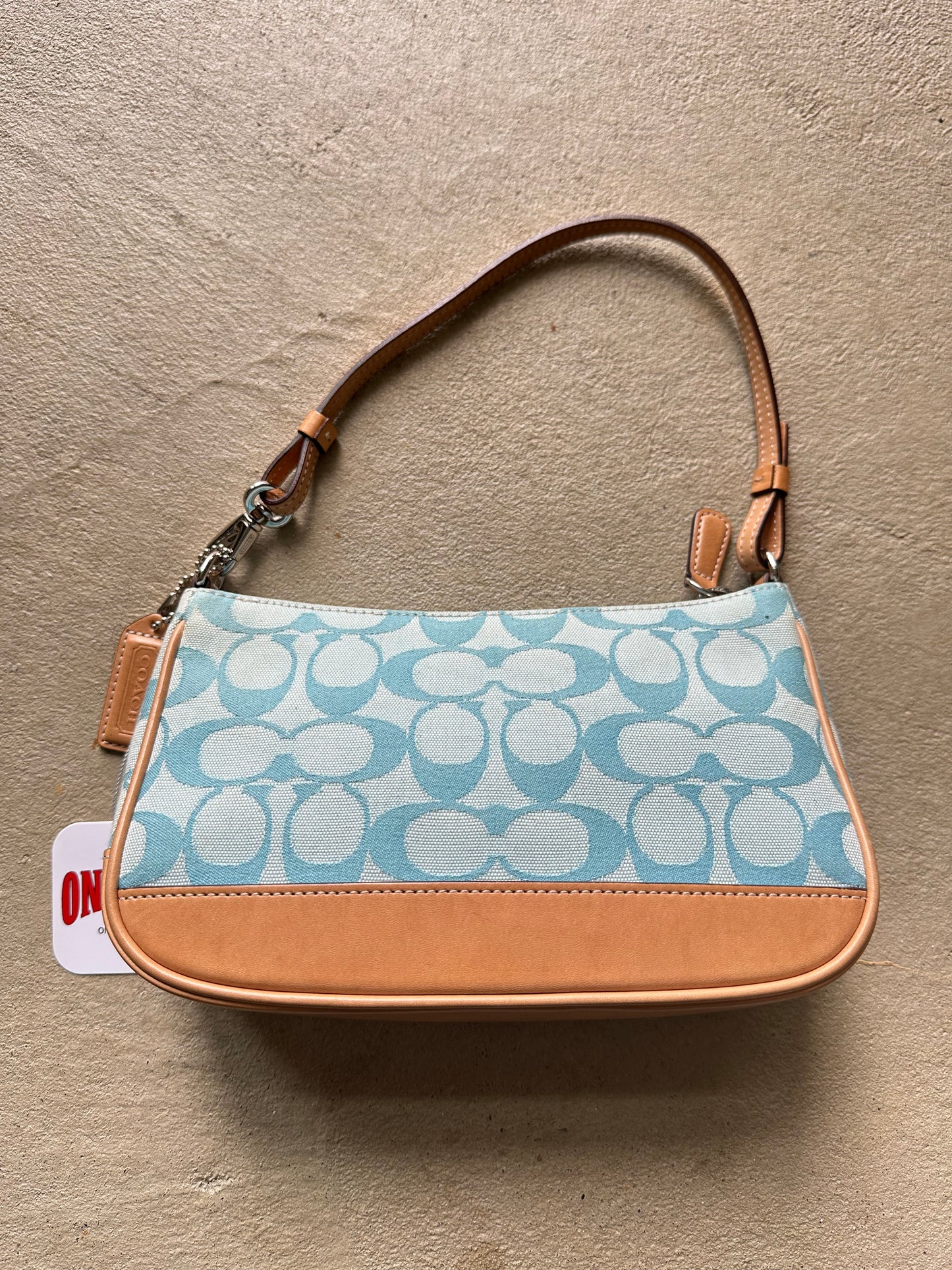 Vintage Y2K Coach Blue Demi Shoulder Bag