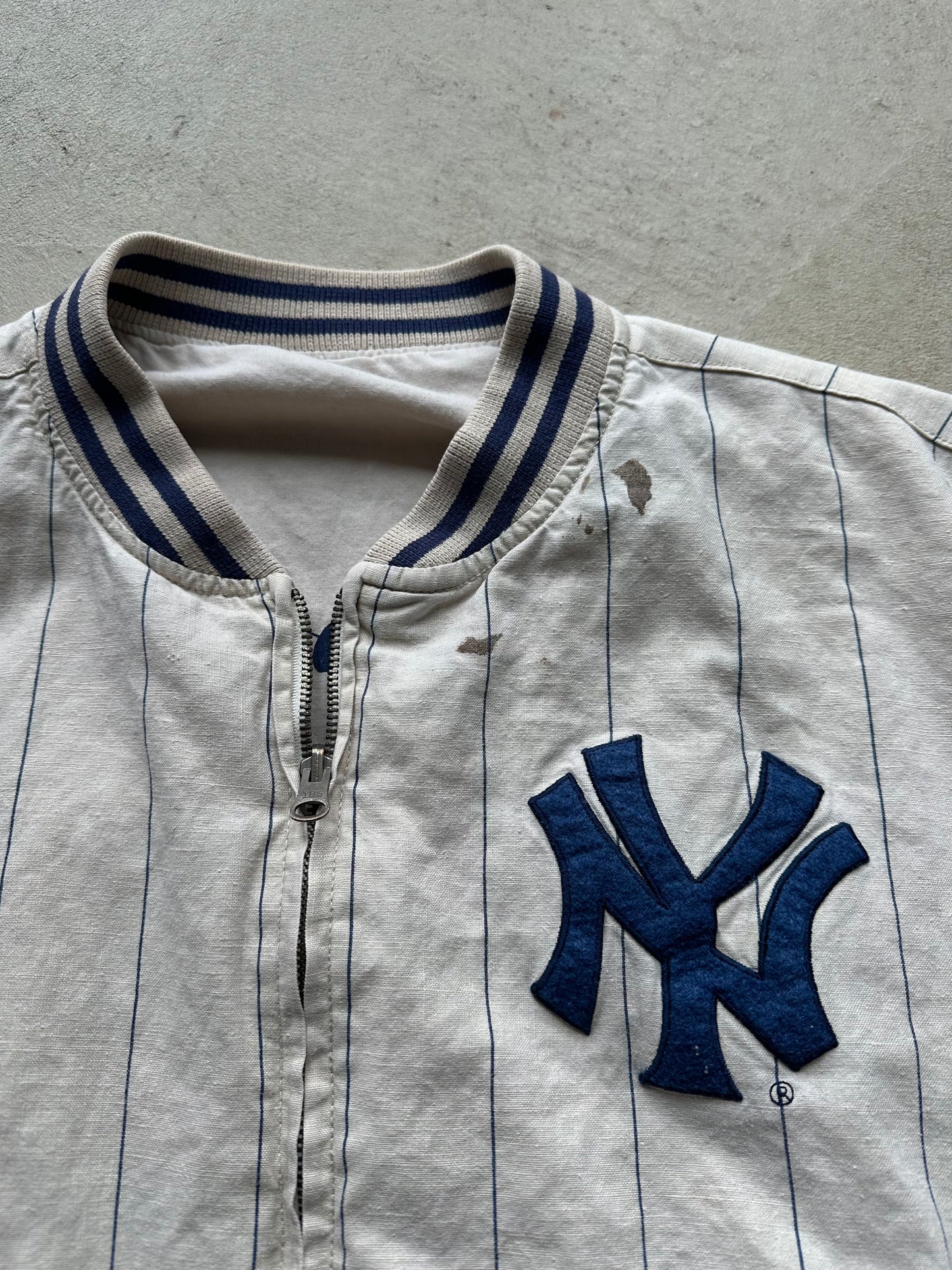 Vintage New York Yankees Reversible Mirage Jacket - L