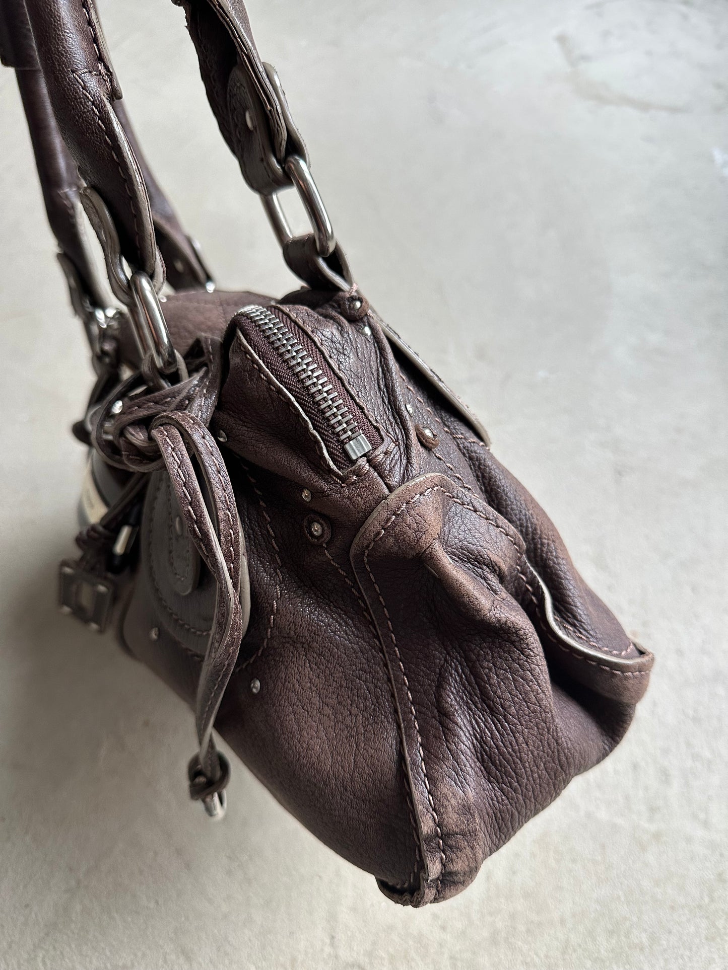 Vintage Brown Chloe Paddington Style Shoulder Bag