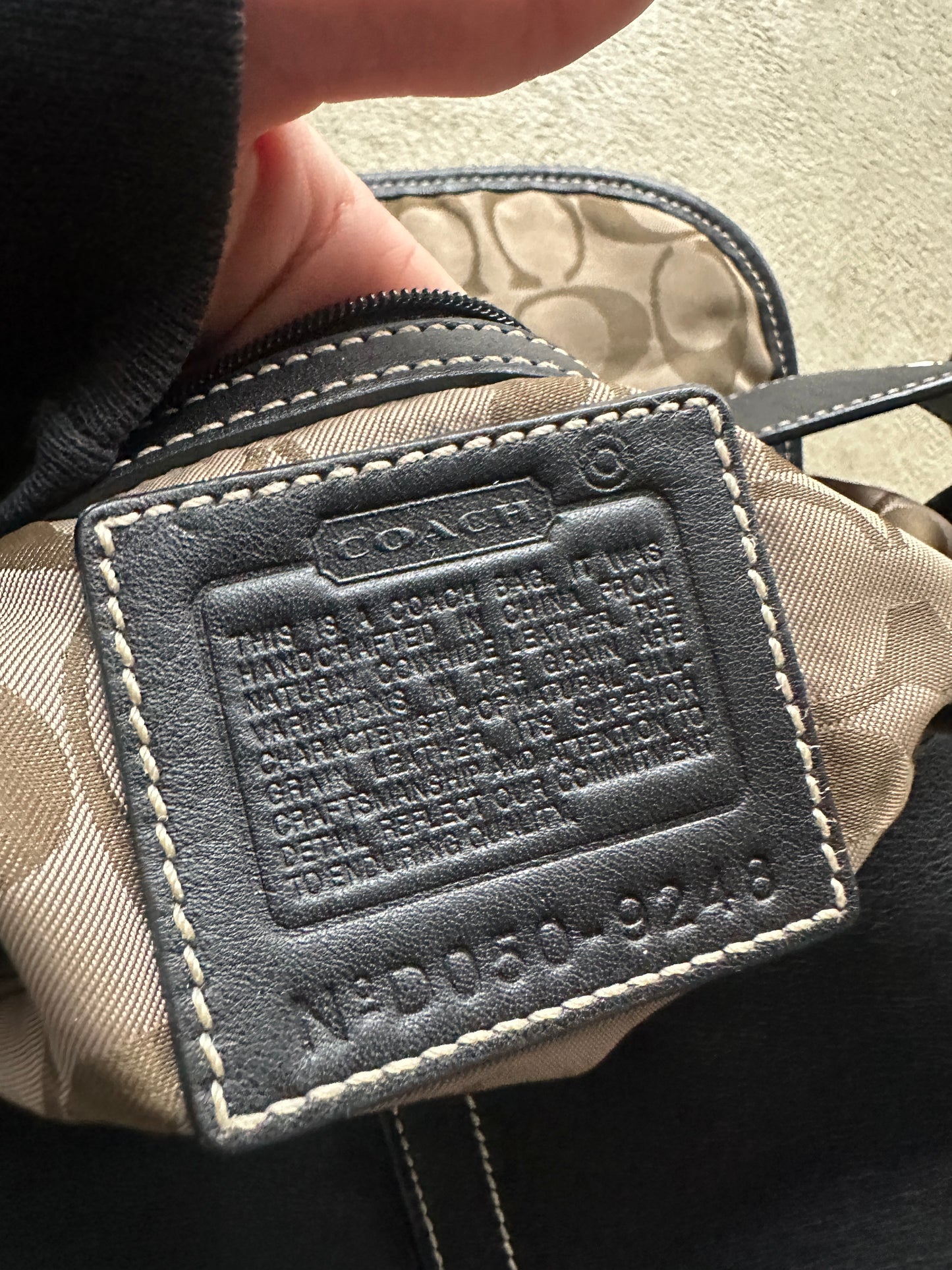 Vintage Coach Black Soho Shoulder Bag