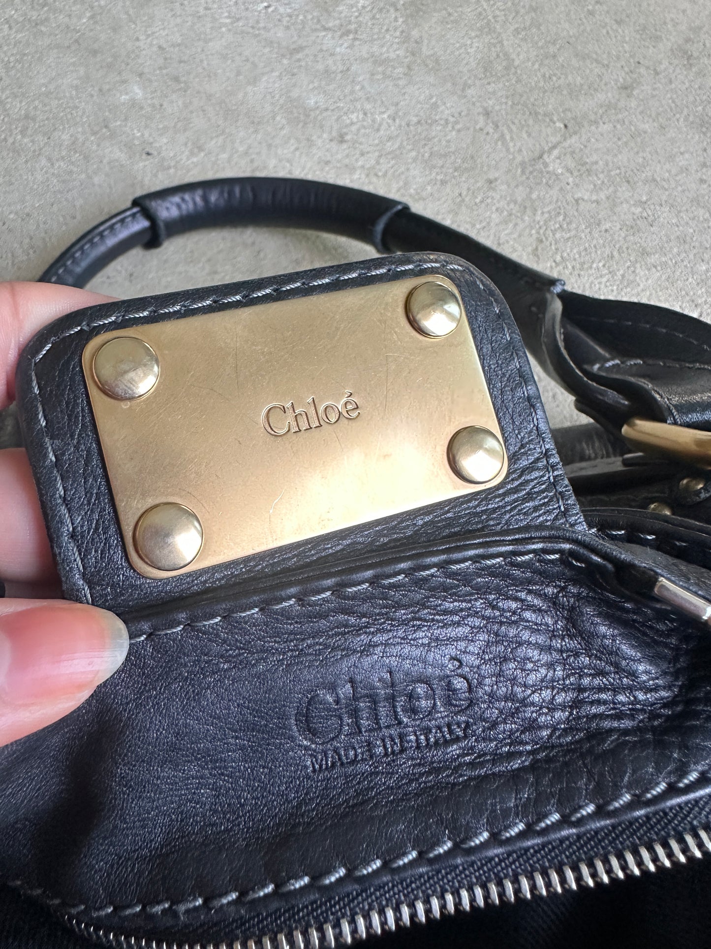 Vintage Black Chloé Paddington Shoulder Bag