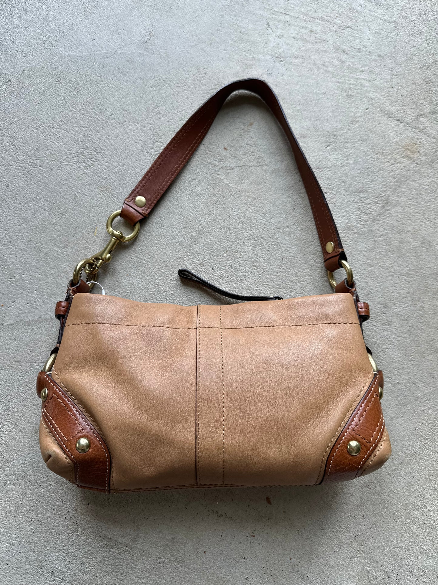 Vintage Y2K Coach Leather Shoulder Bag