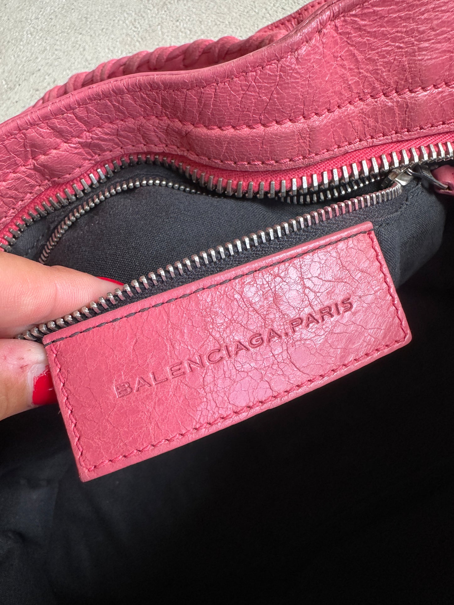 Vintage Pink Balenciaga City Bag