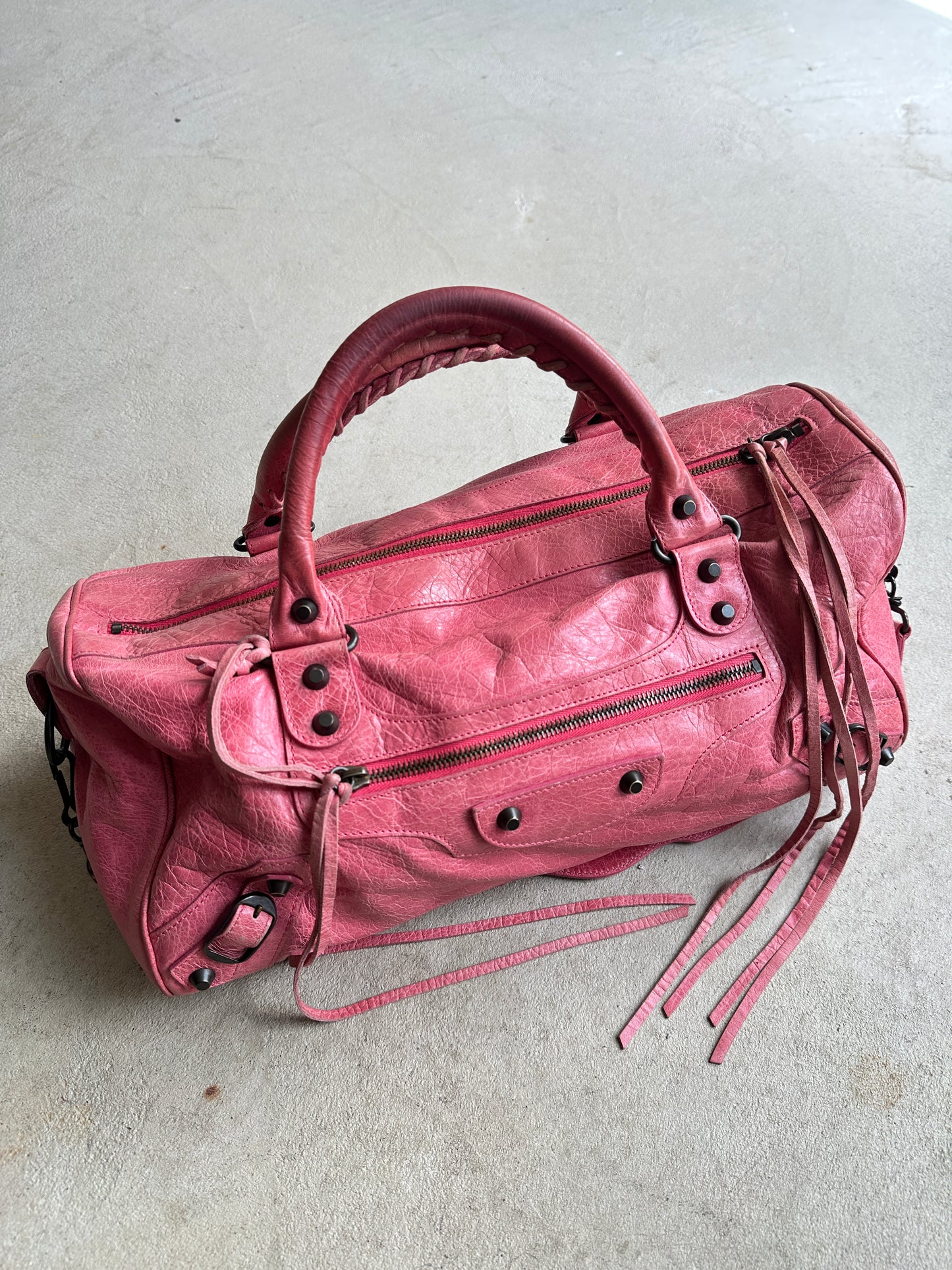 Vintage Balenciaga Pink Twiggy Bag
