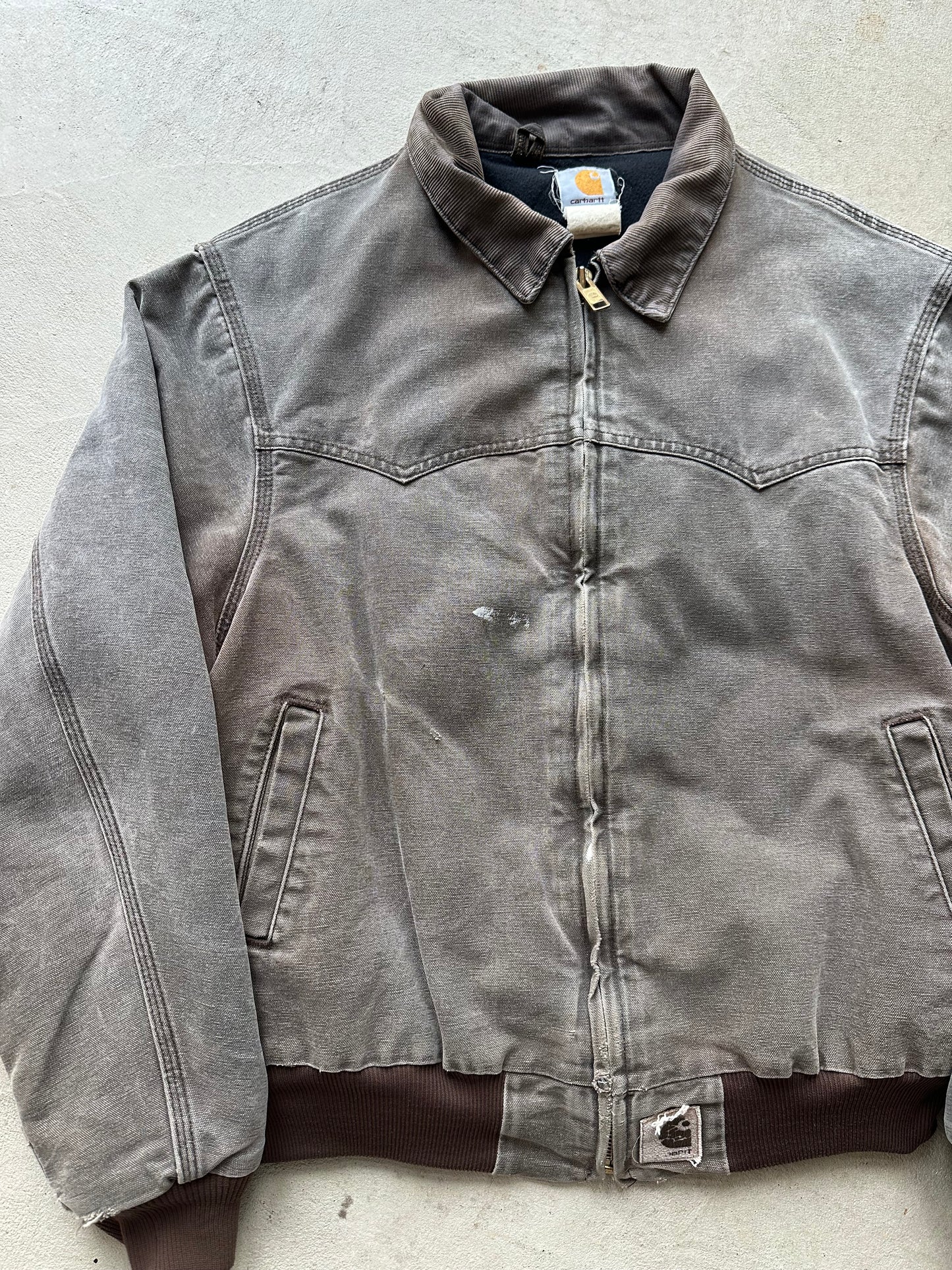 RARE Vintage Carhartt Faded Brown Santa Fe Jacket - L
