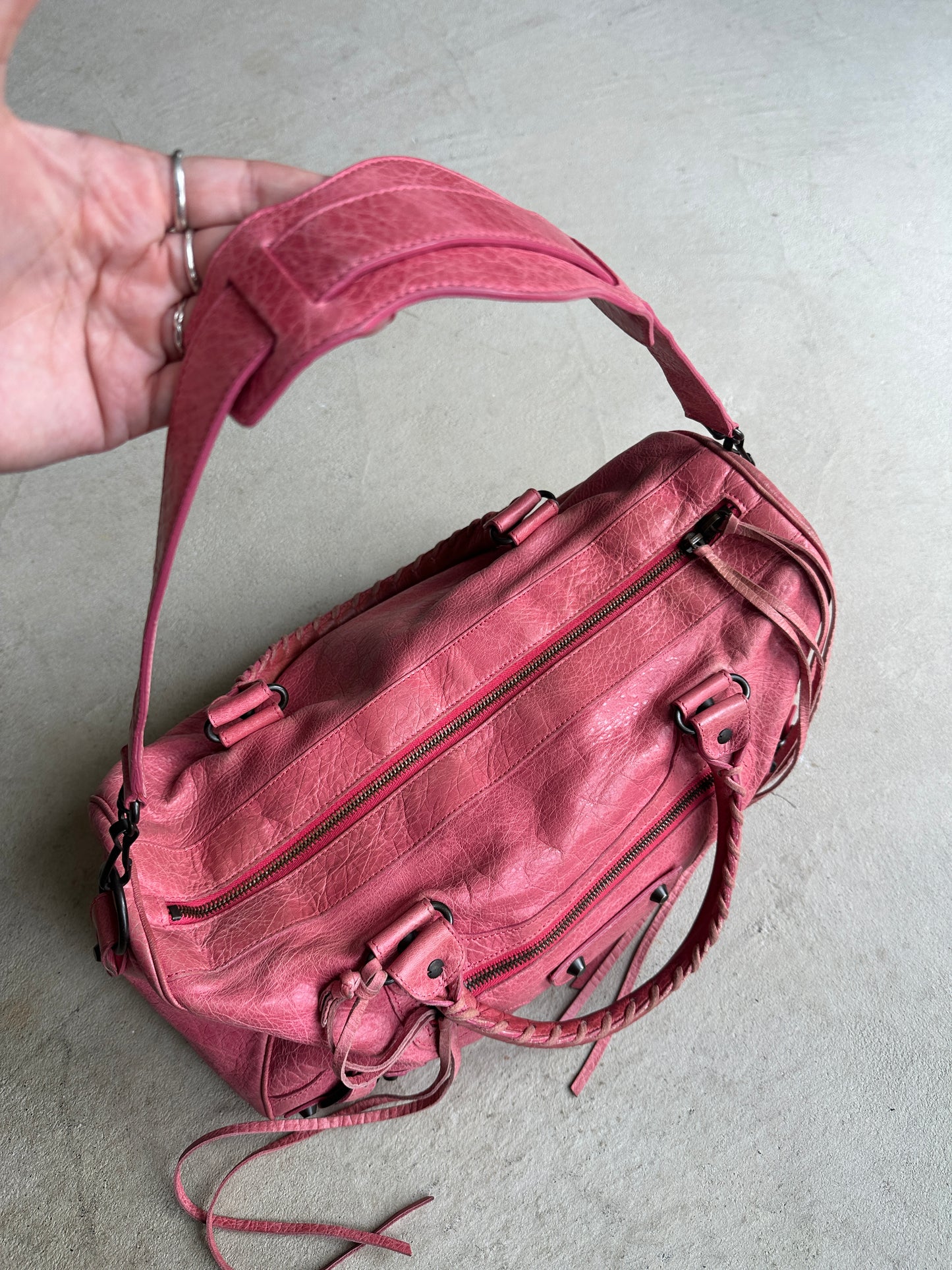 Vintage Balenciaga Pink Twiggy Bag