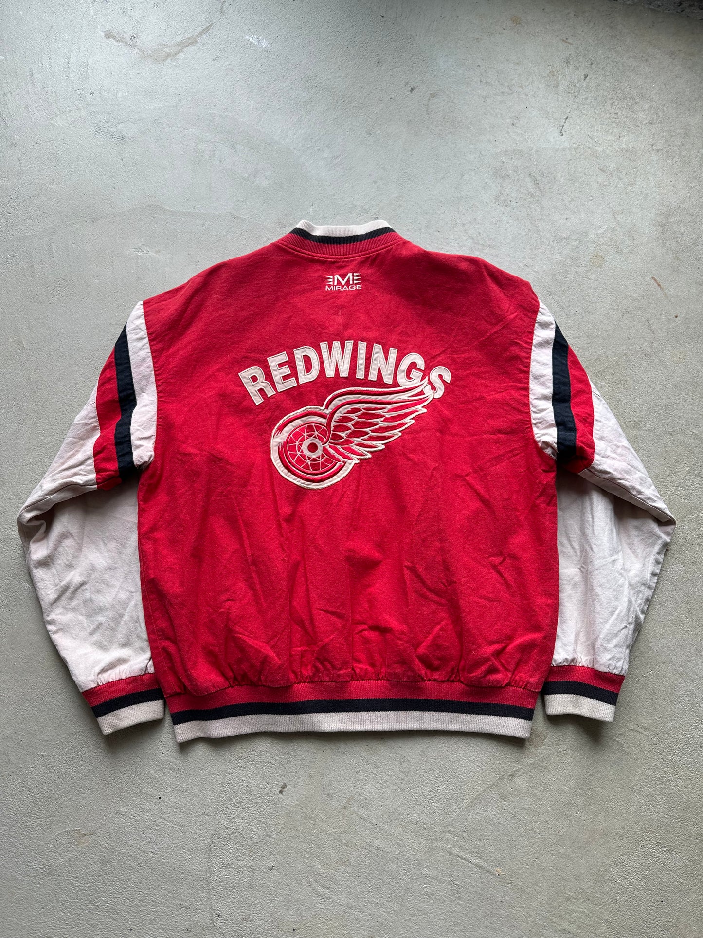Vintage NHL Redwings Mirage Reversible Jacket