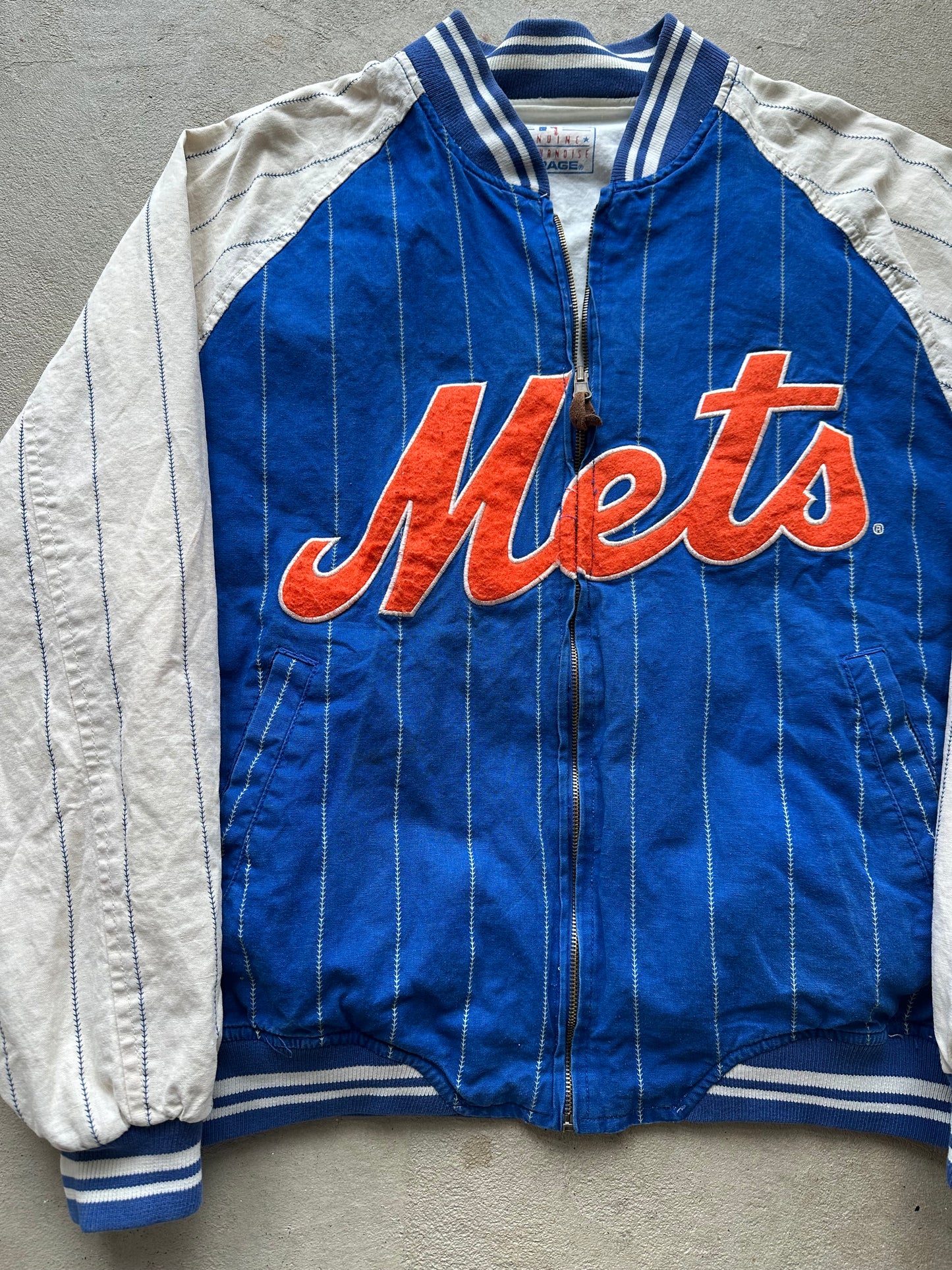 Vintage New York Mets Reversible Mirage Jacket - XL