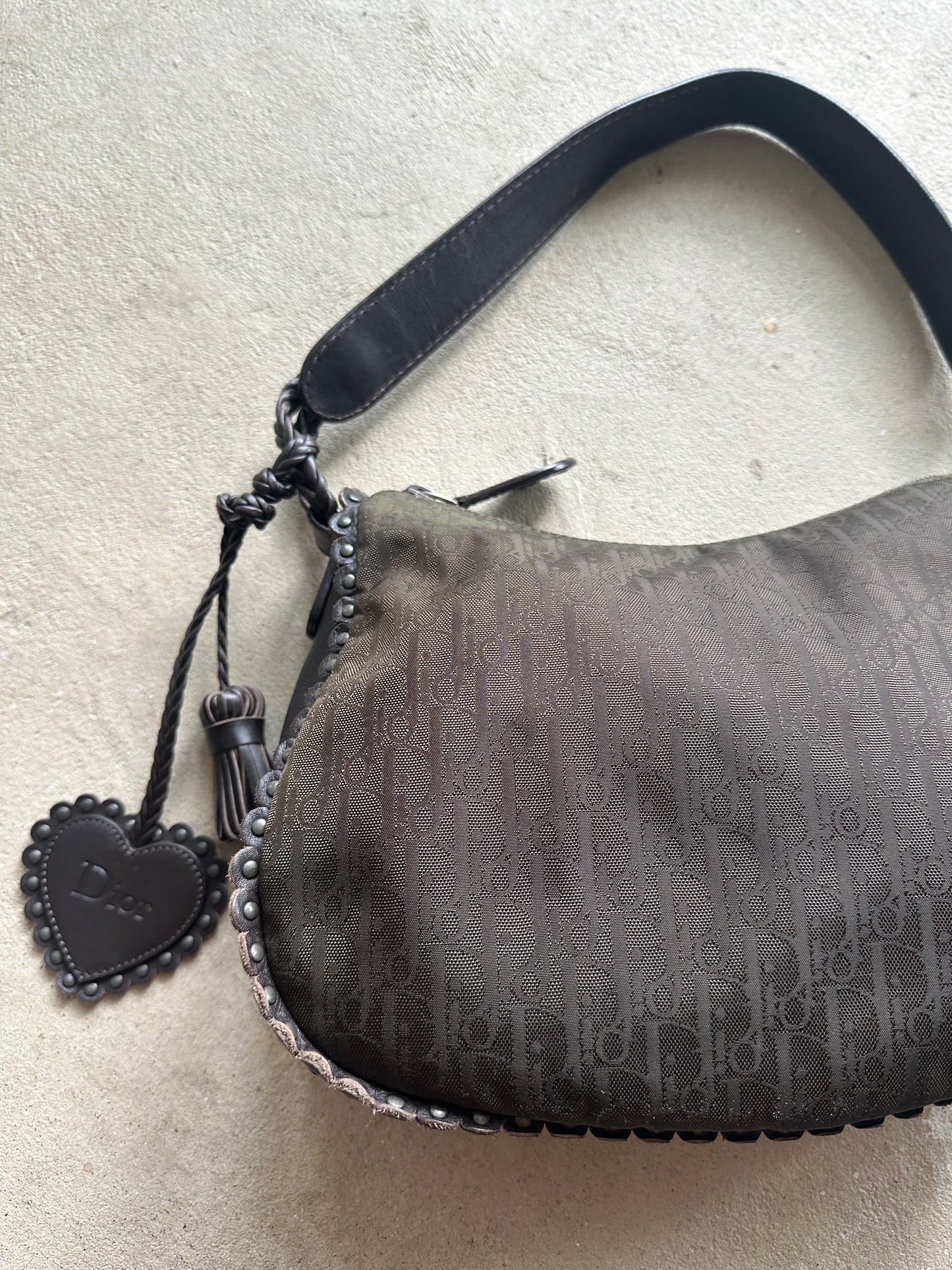 Vintage Dior Brown Shoulder Bag