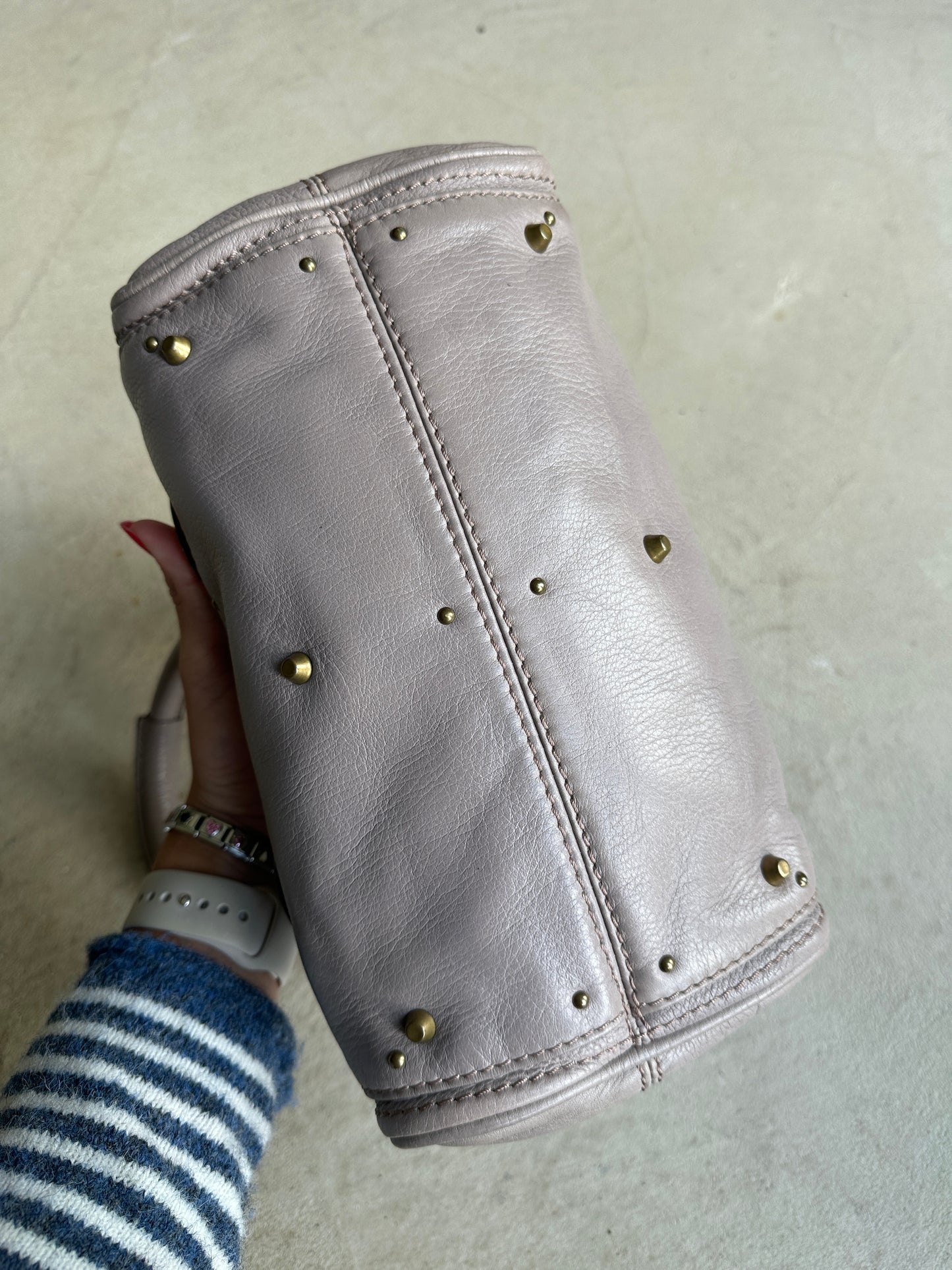 Vintage Grey Mini Chloé Paddington Shoulder Bag