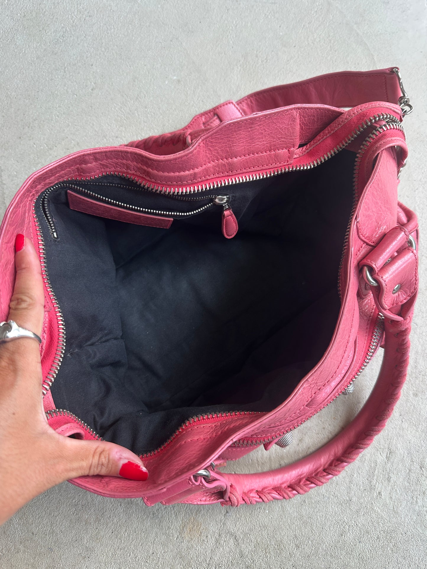 Vintage Pink Balenciaga City Bag