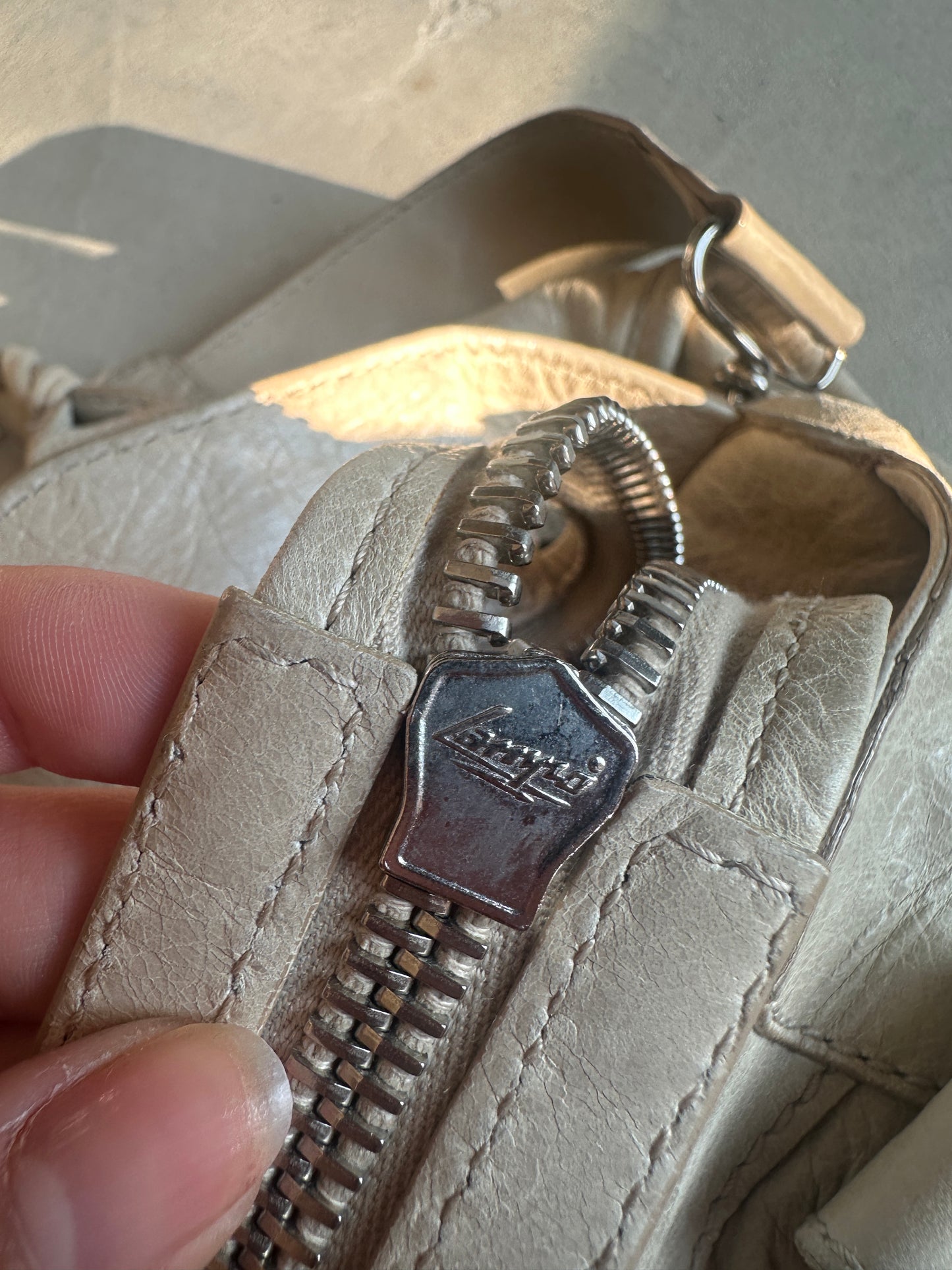 Vintage Cream Balenciaga City Bag