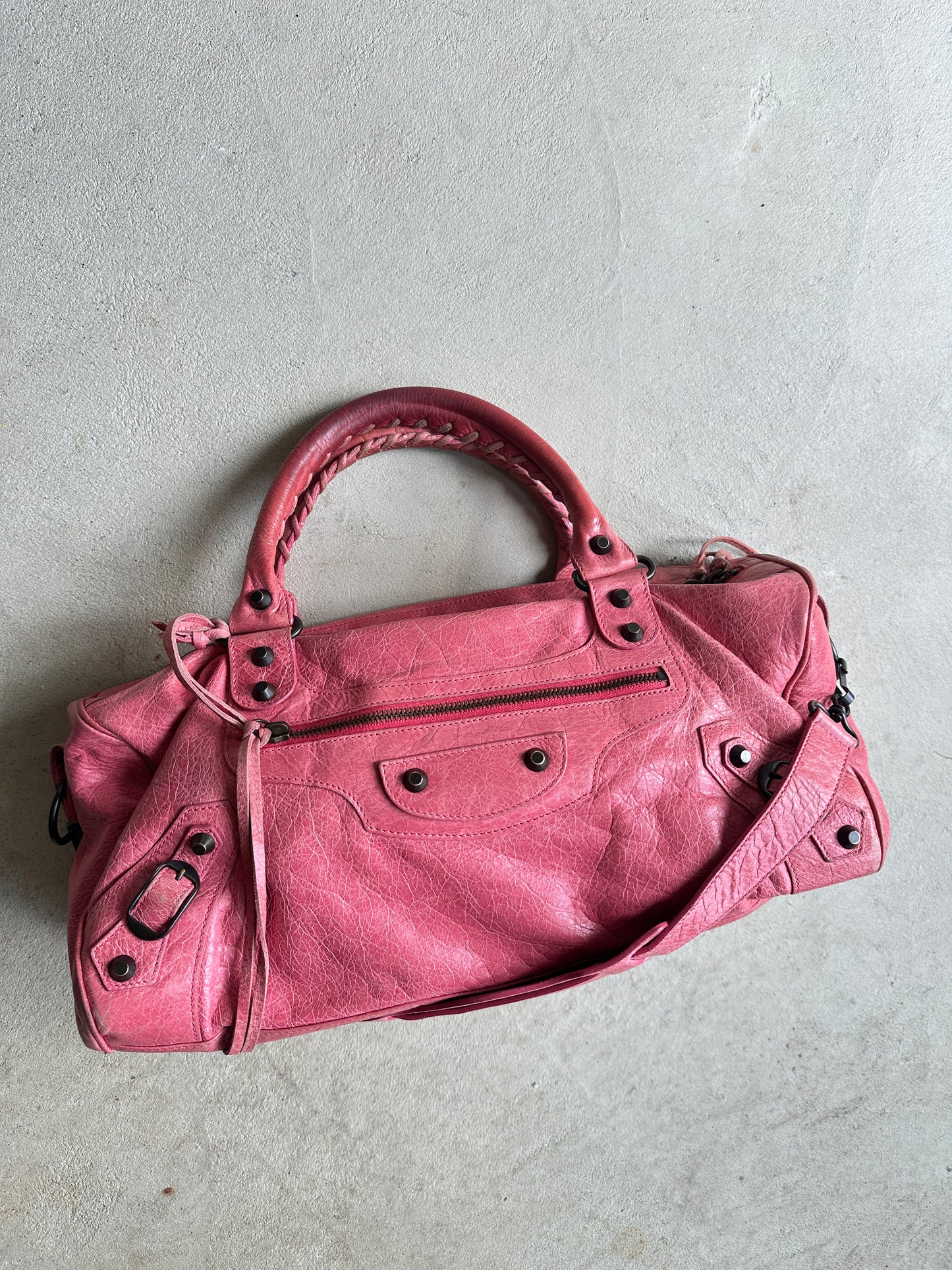 Vintage Balenciaga Pink Twiggy Bag