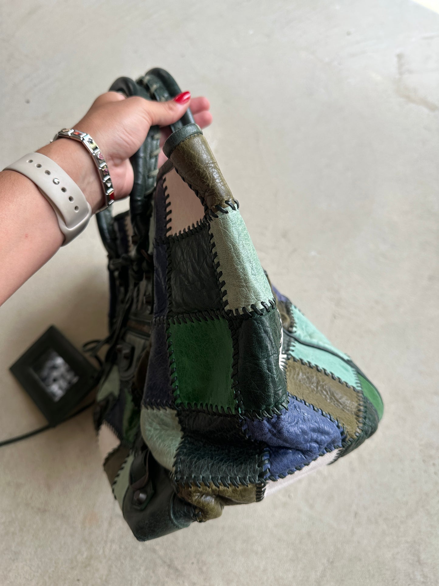 Vintage Balenciaga Patchwork Sunday City Bag