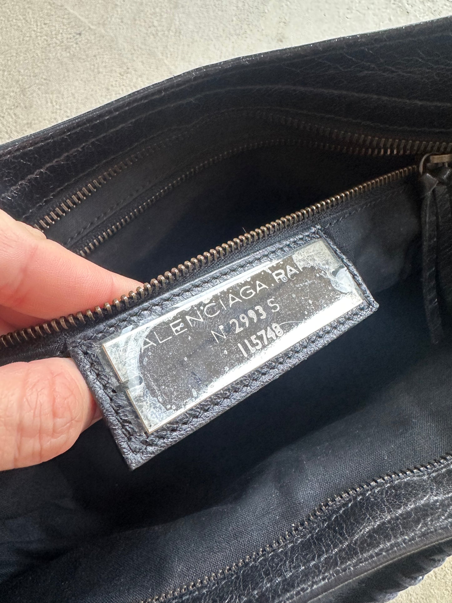 Vintage Black Balenciaga City Bag
