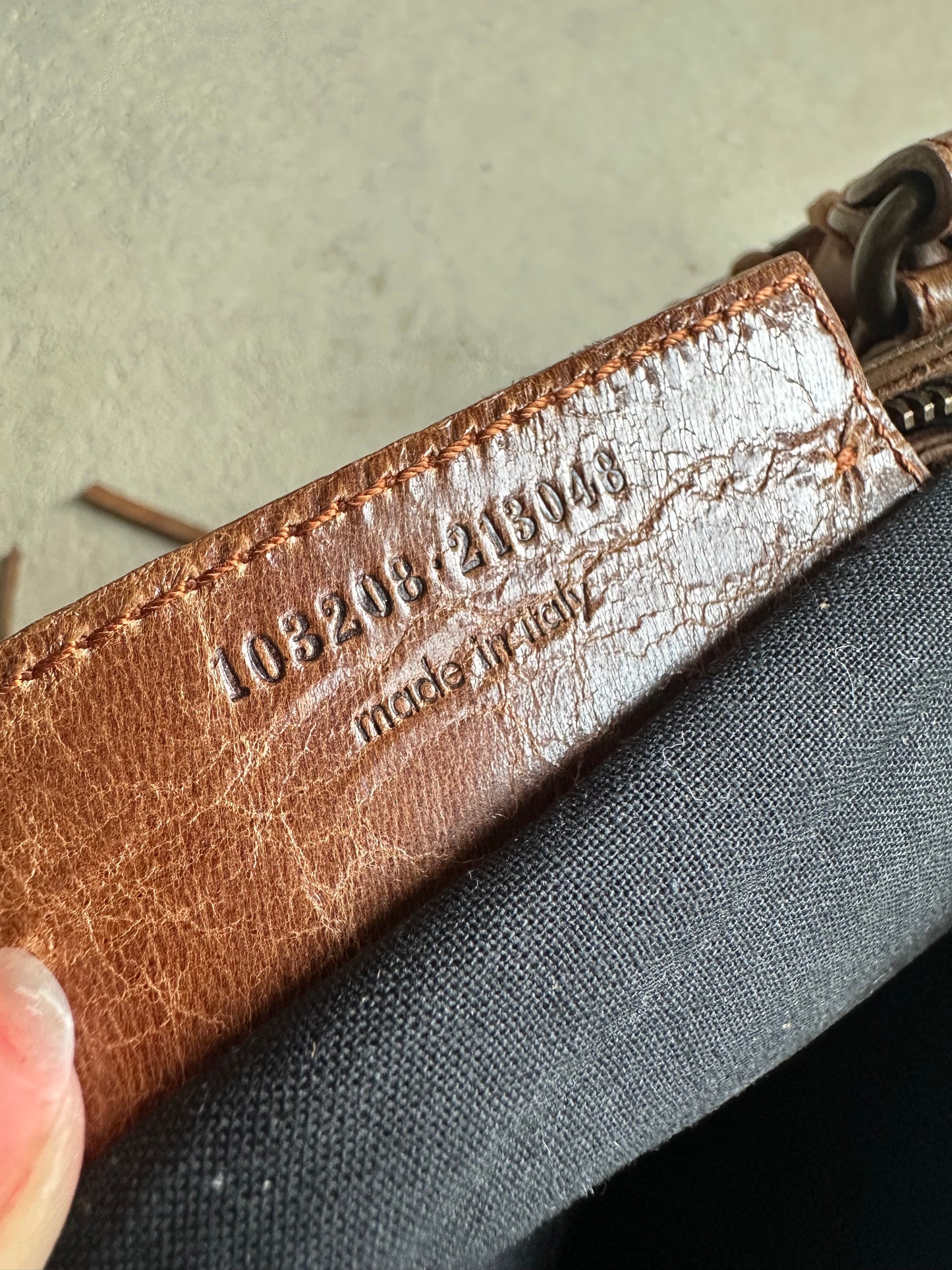 RARE! Vintage Brown Balenciaga Small City Bag