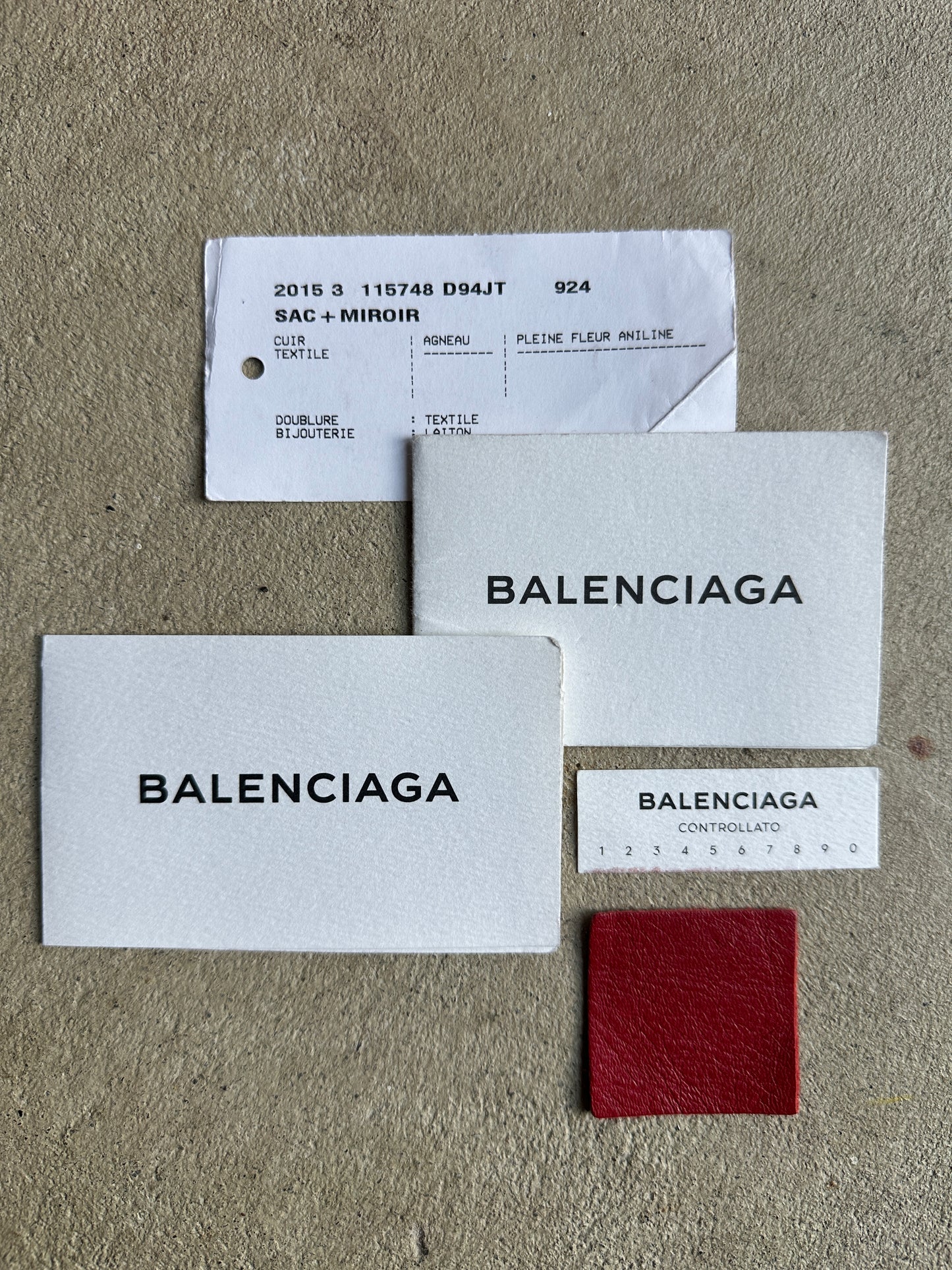 Vintage Red Balenciaga City Bag