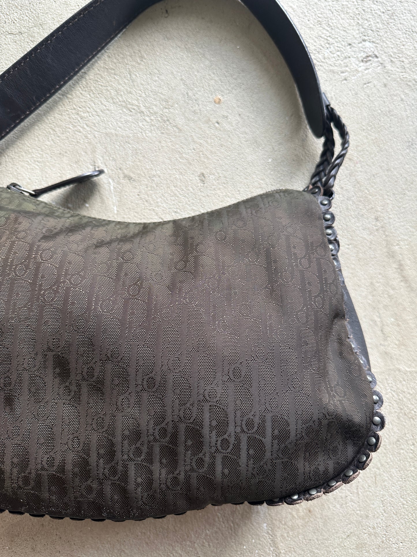 Vintage Dior Brown Shoulder Bag