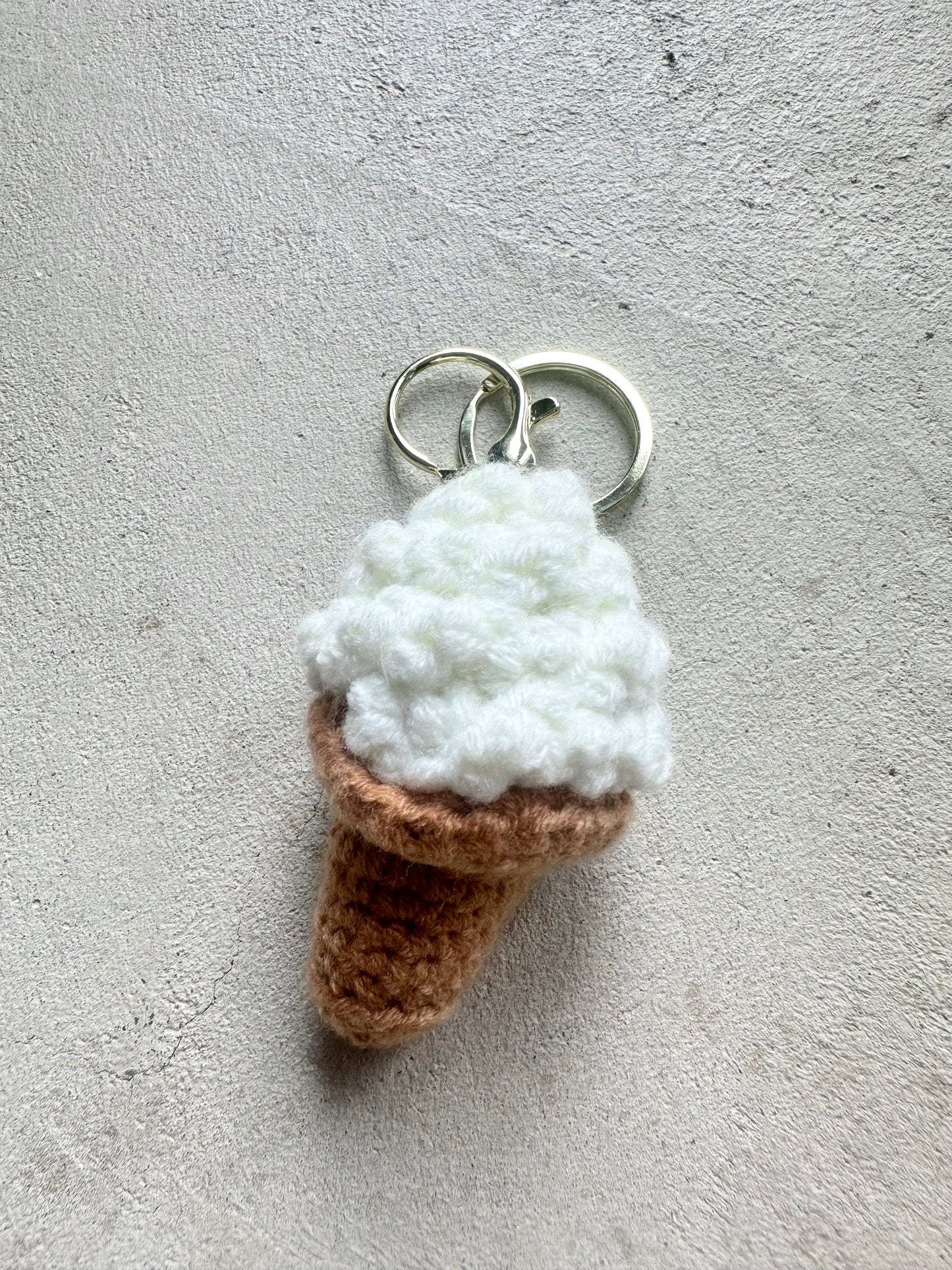 Knitted Ice Cream Charm