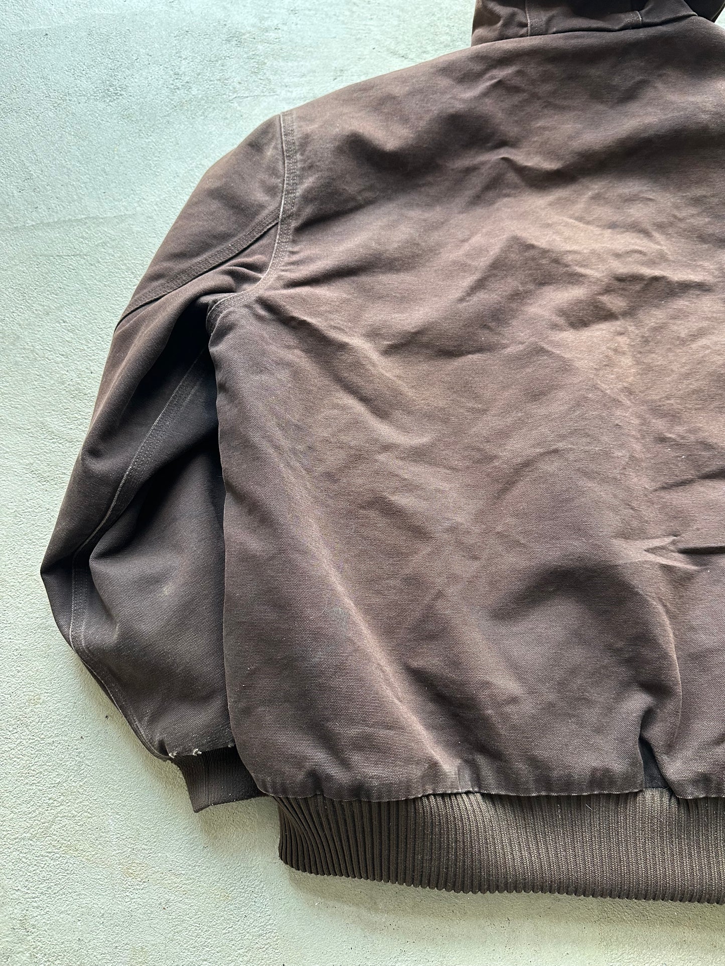 Vintage Yankees Carhartt Style Brown Hooded Jacket - XL