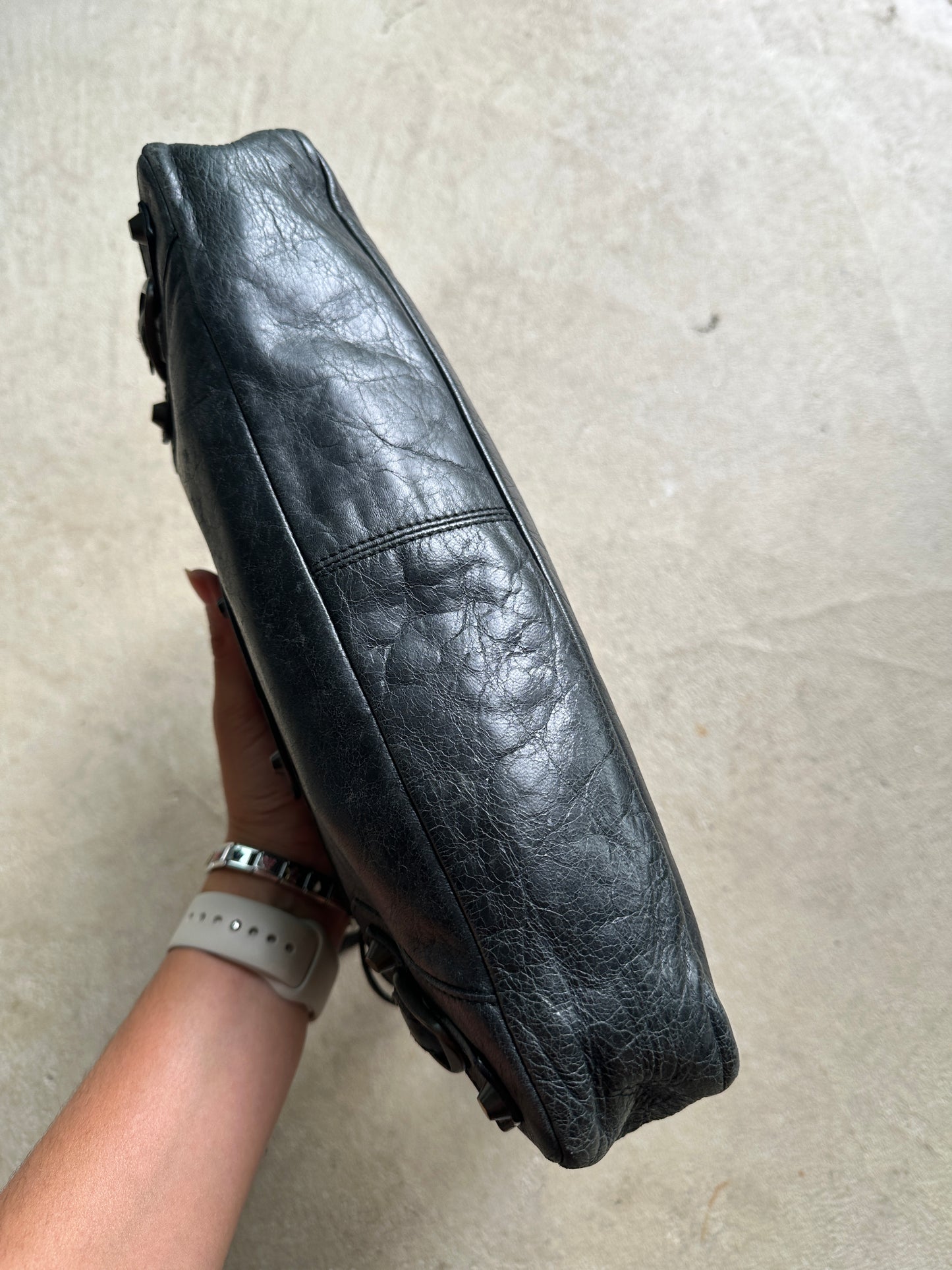 Vintage Balenciaga Black First (Small City) Bag