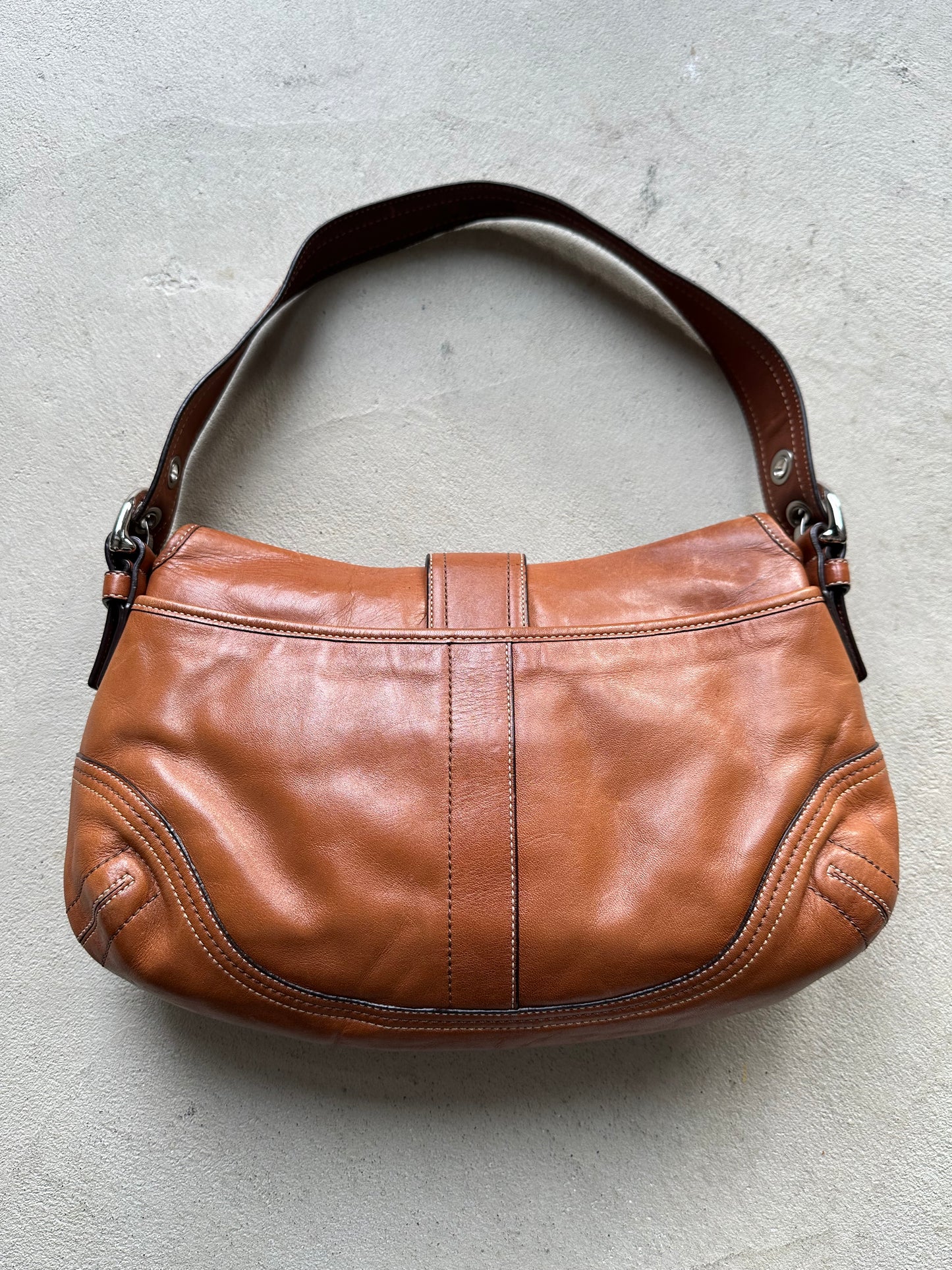 Vintage Coach Caramel Soho Shoulder Bag