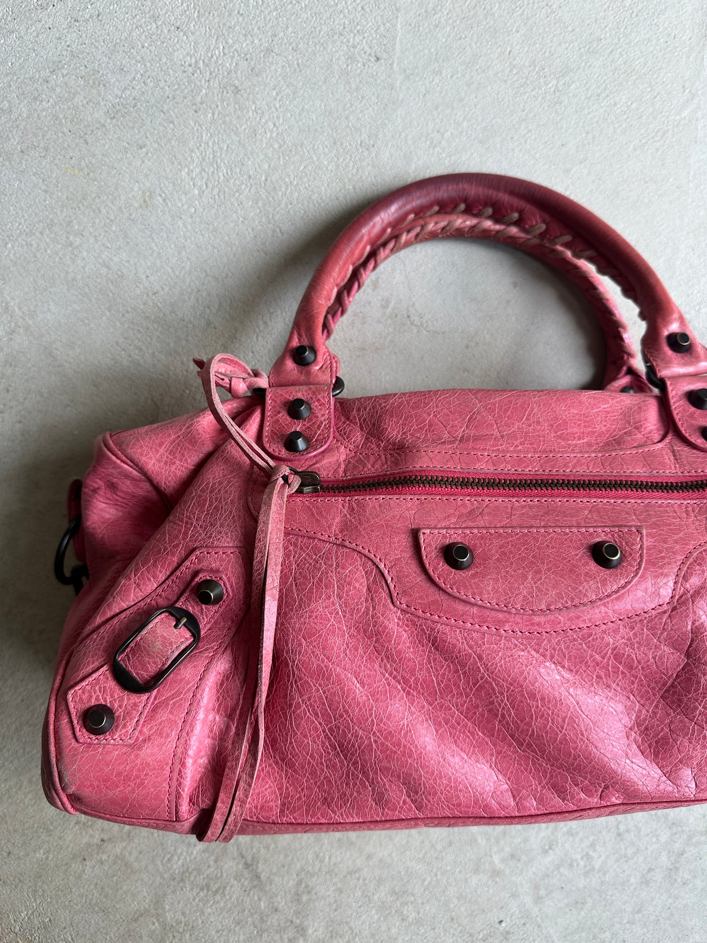 Vintage Balenciaga Pink Twiggy Bag