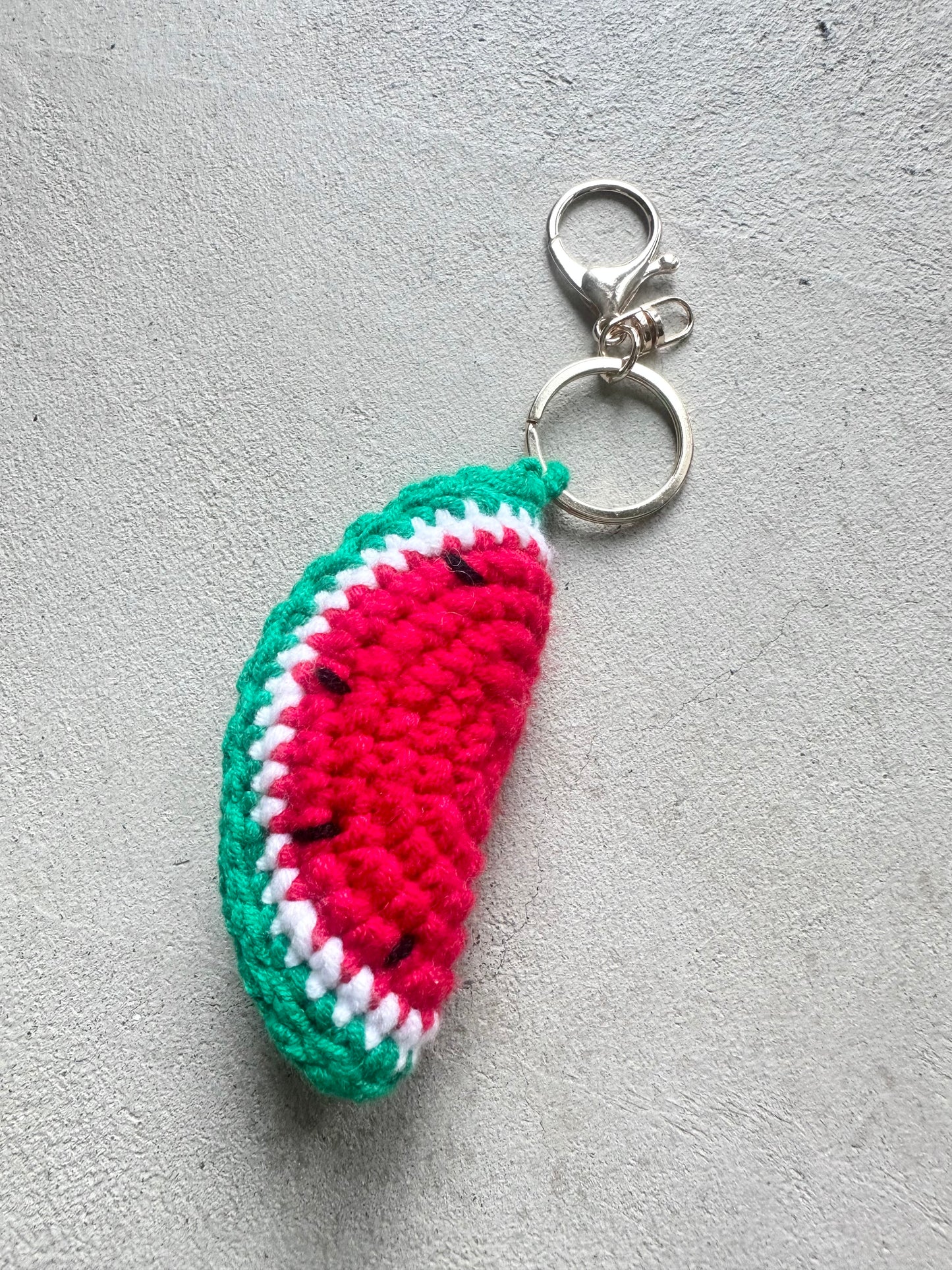 Knitted Big Watermelon Charm