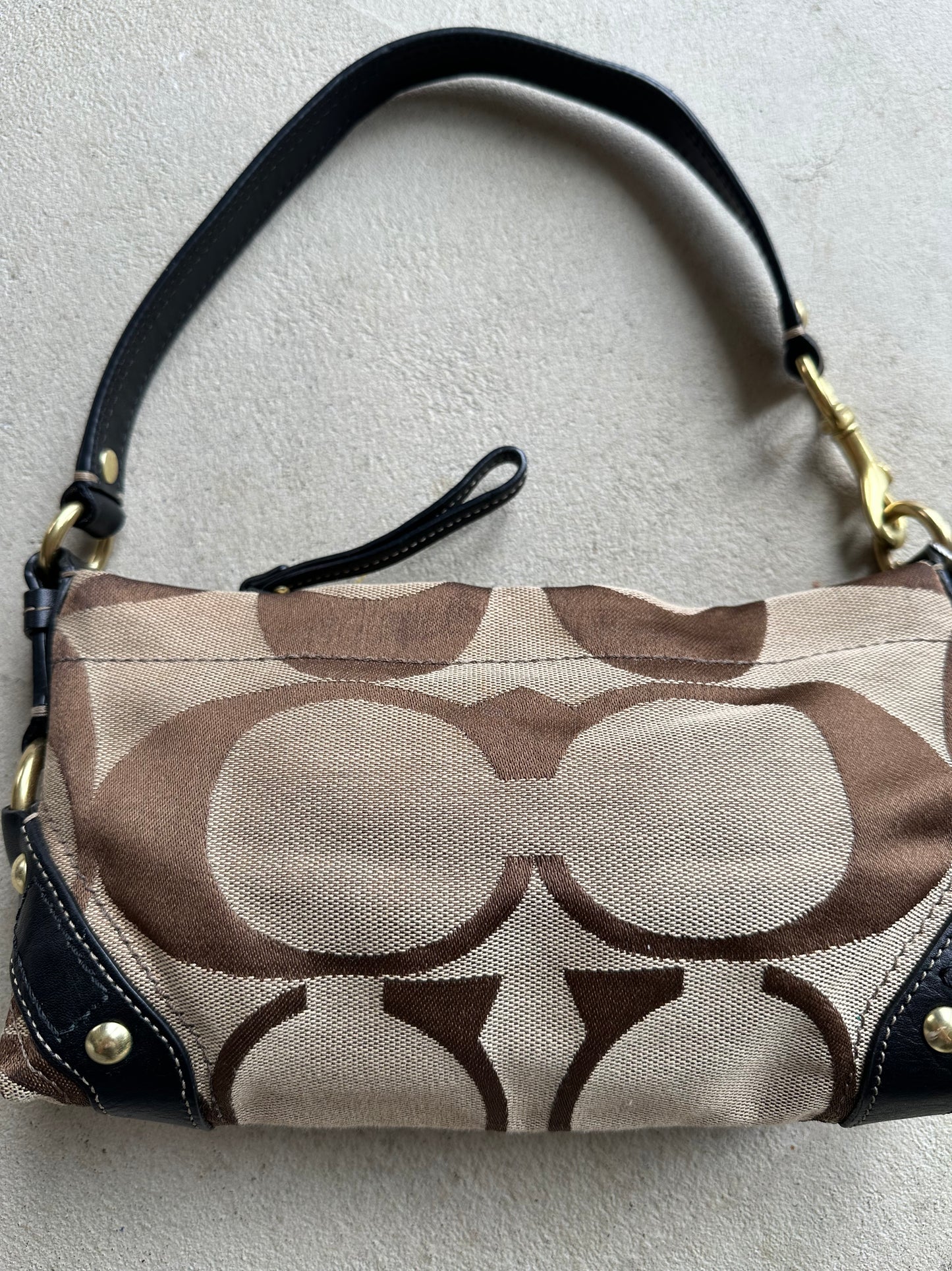 Vintage Y2K Coach Brown Shoulder Bag