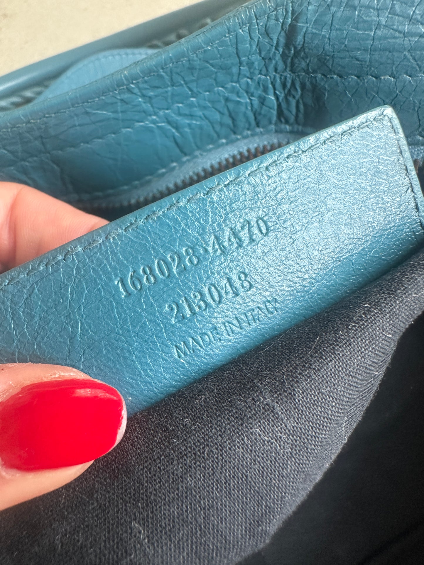 Vintage Balenciaga Blue Part Time Bag