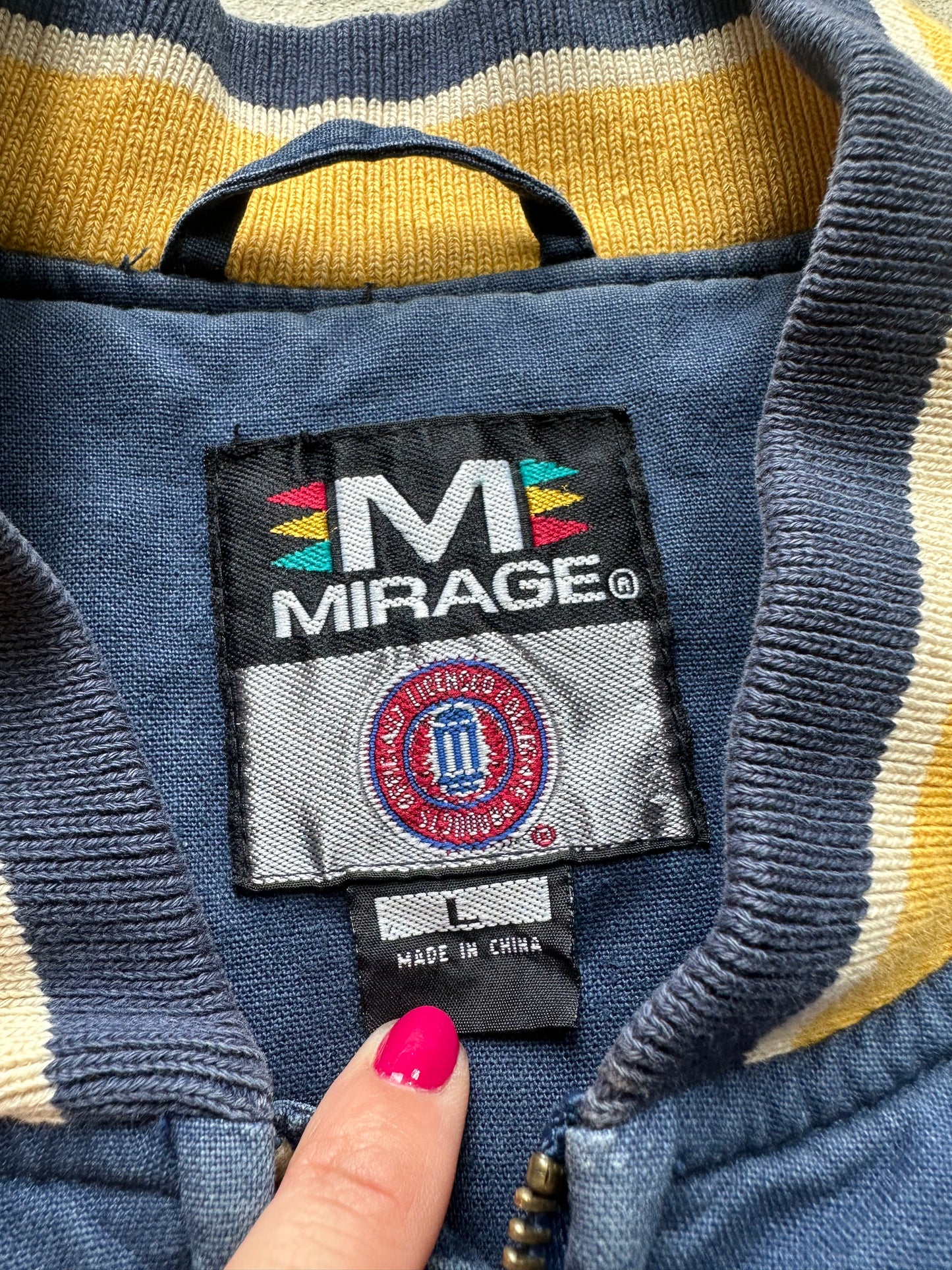 Vintage NFL Michigan Wolverines Mirage Jacket - L
