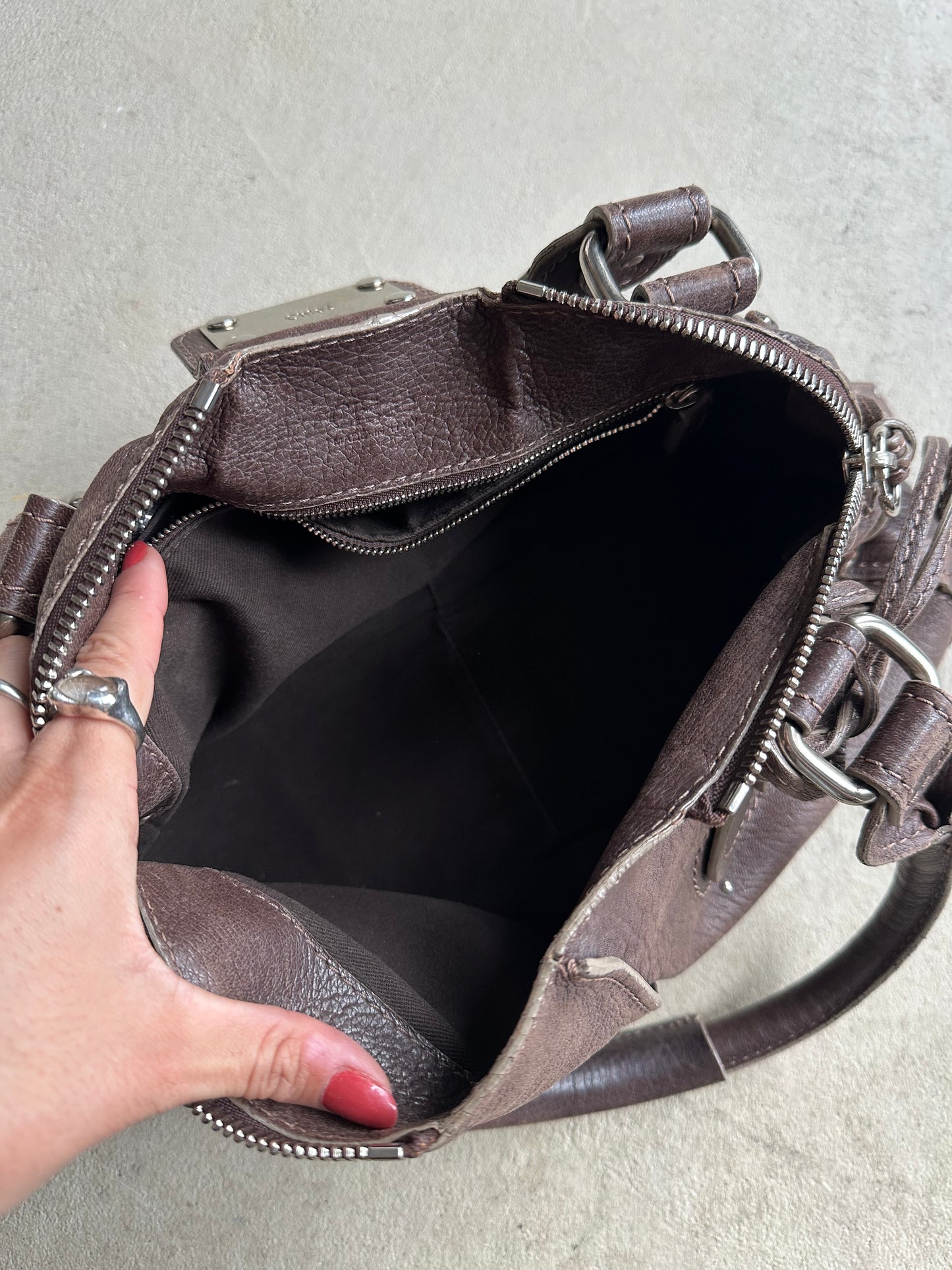 Vintage Brown Chloe Paddington Style Shoulder Bag