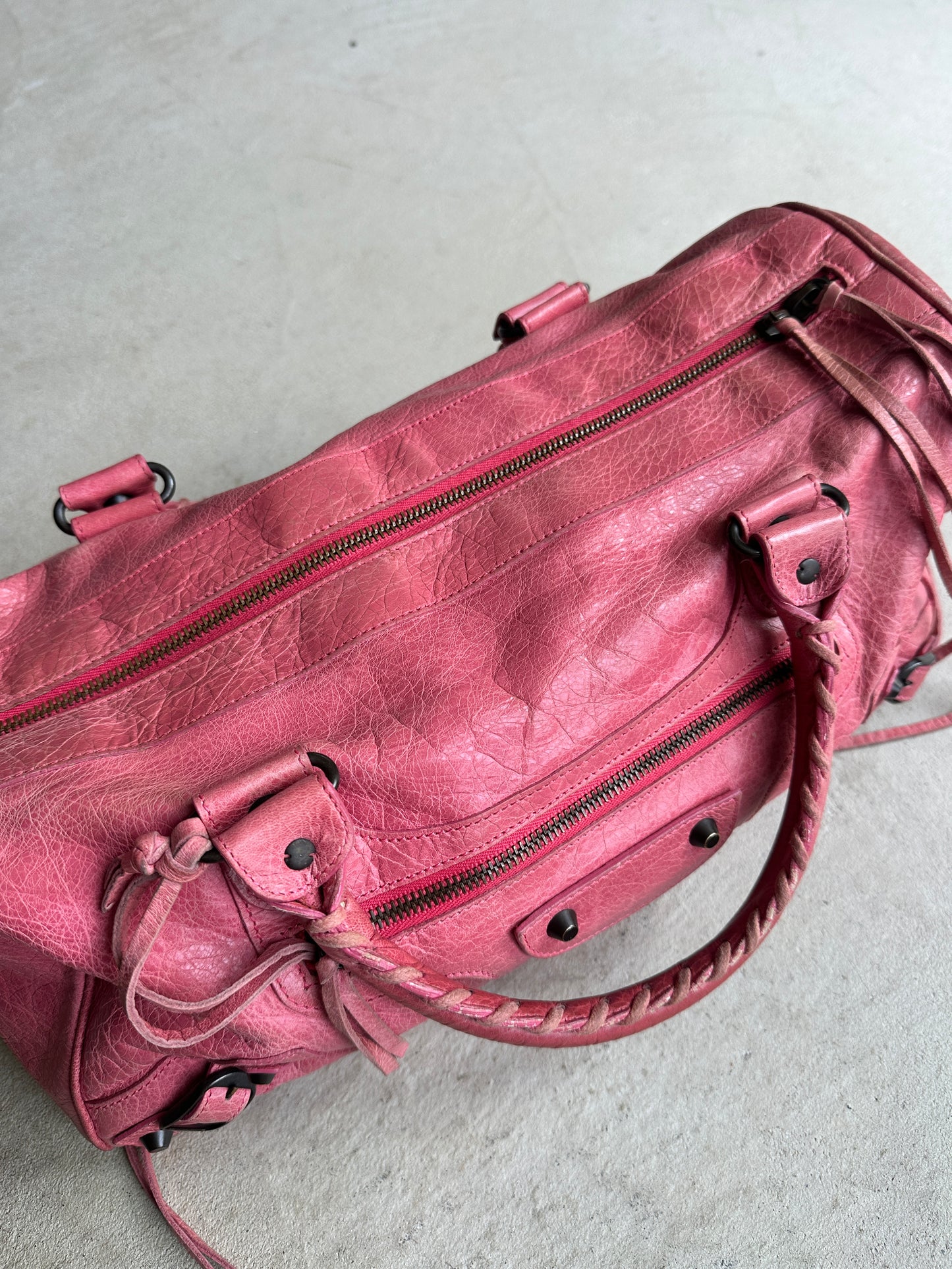 Vintage Balenciaga Pink Twiggy Bag