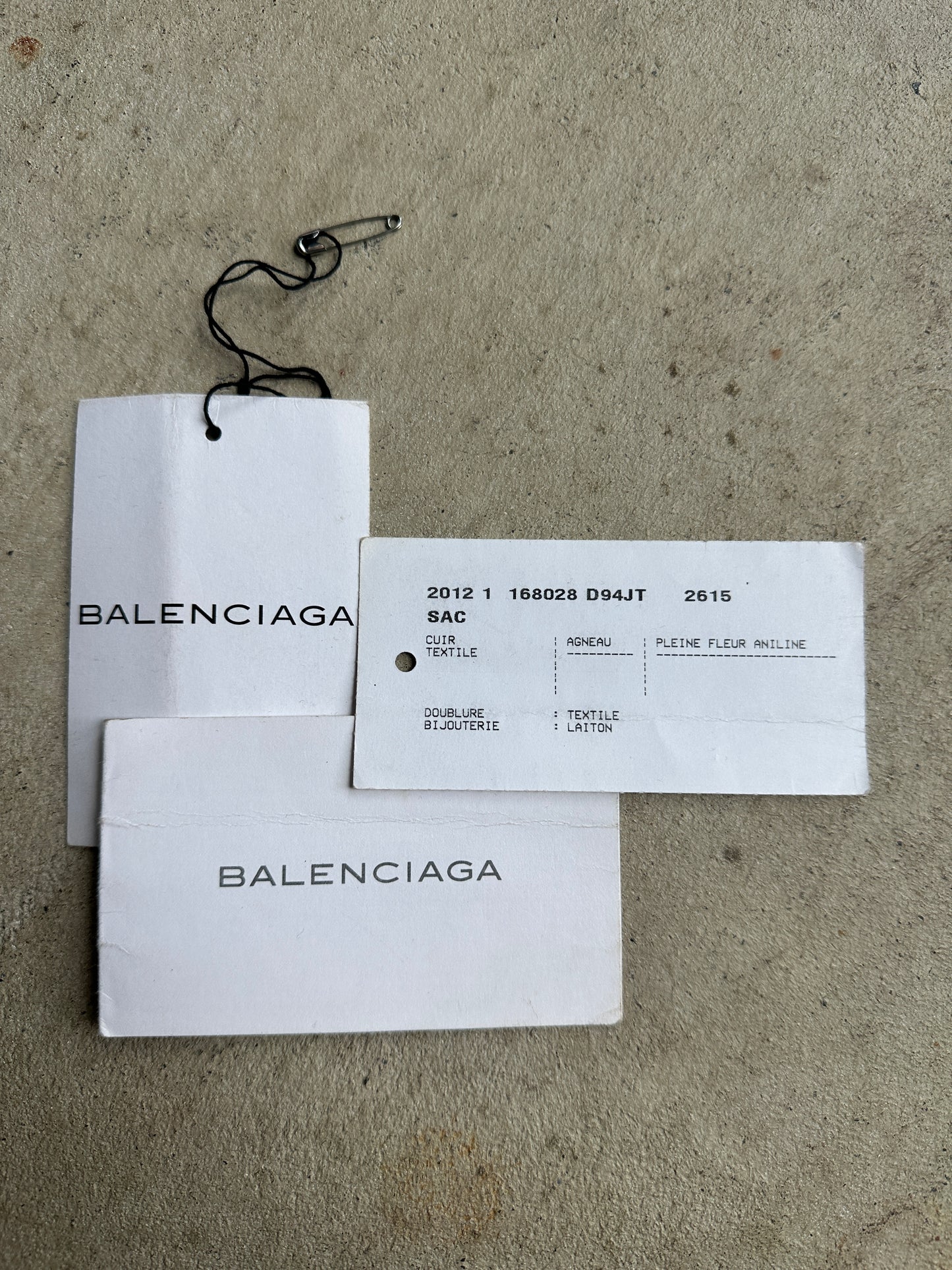 Vintage Balenciaga Blue Part Time Bag