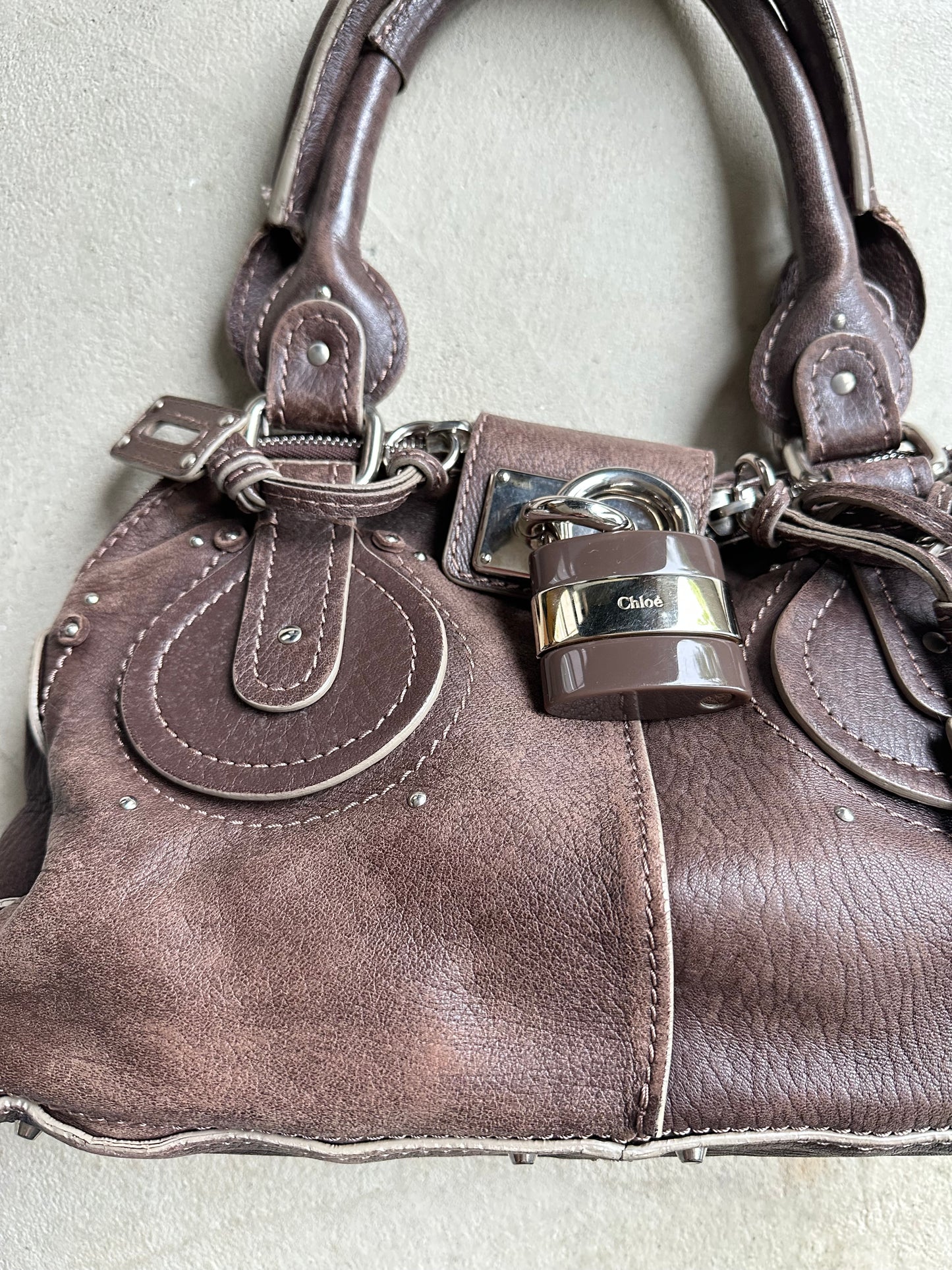 Vintage Brown Chloe Paddington Style Shoulder Bag