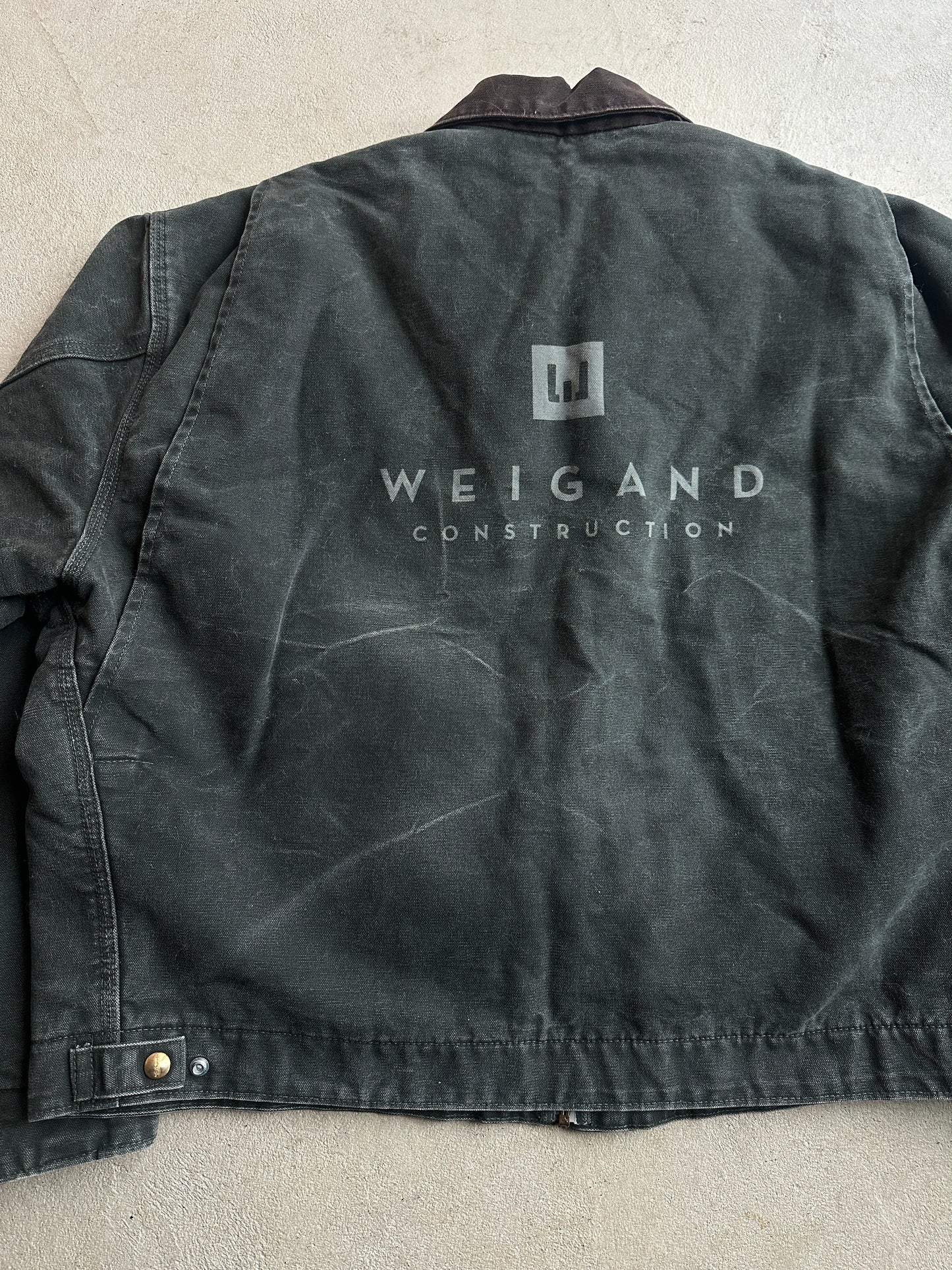 Vintage Green Carhartt Detroit Jacket