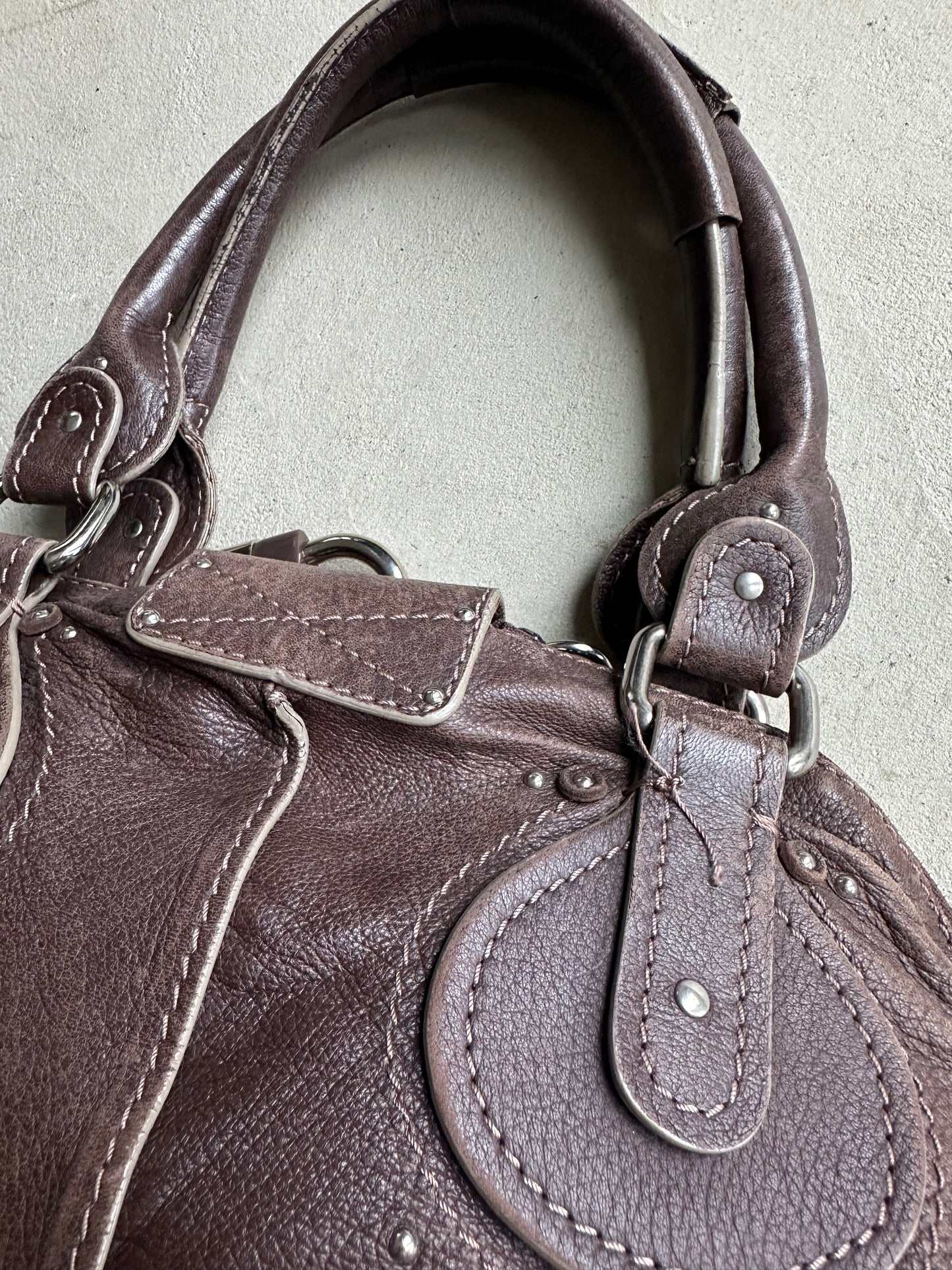 Vintage Brown Chloe Paddington Style Shoulder Bag