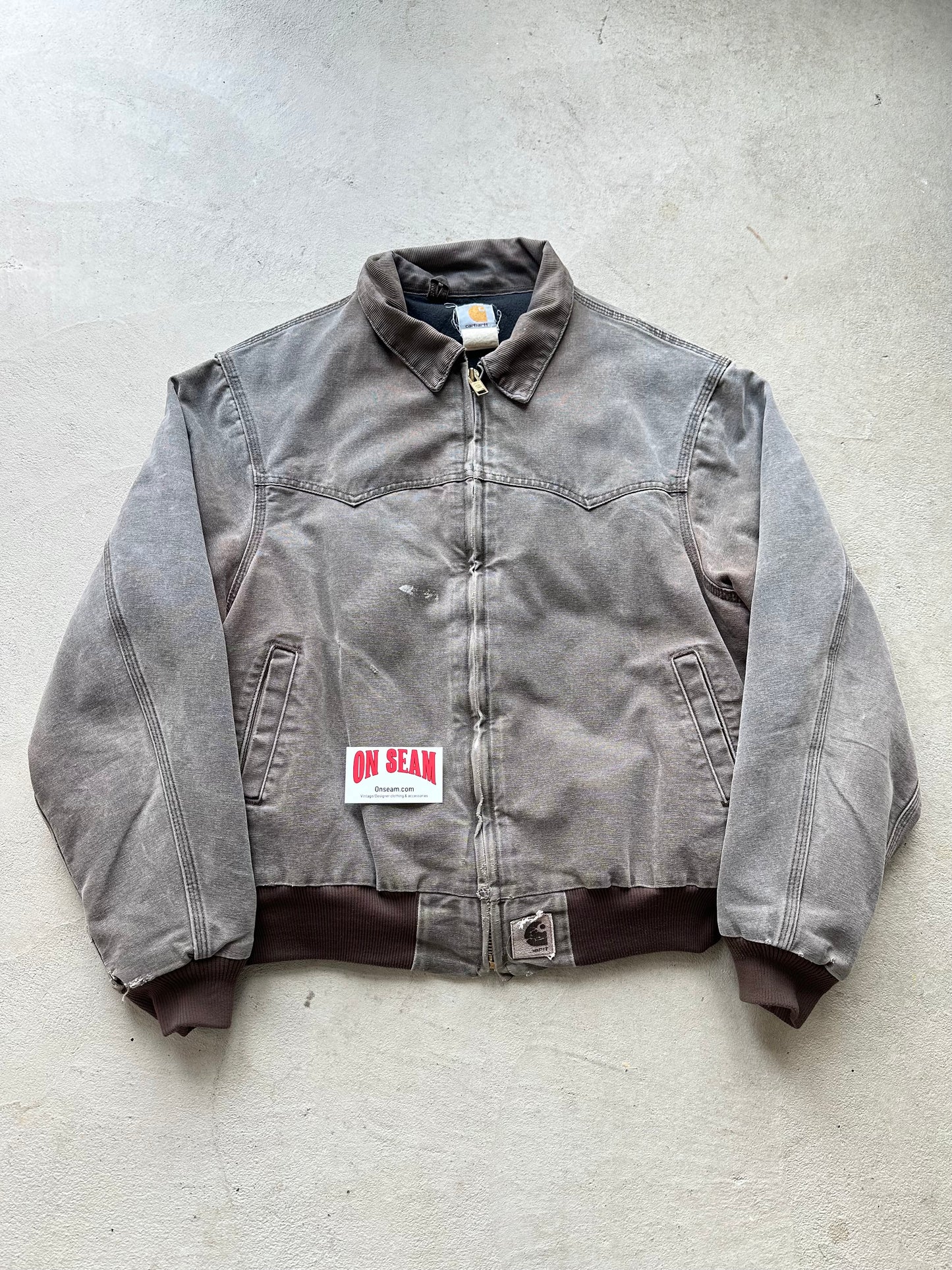 RARE Vintage Carhartt Faded Brown Santa Fe Jacket - L