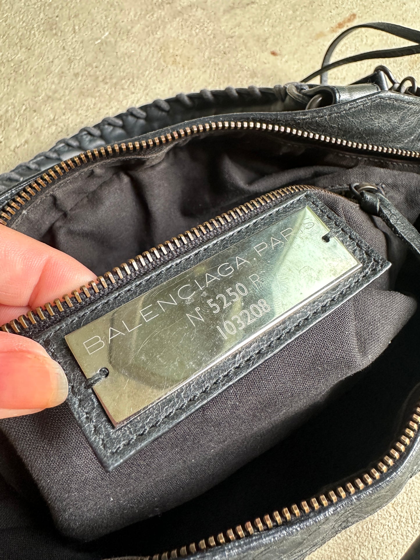 Vintage Balenciaga Black First (Small City) Bag