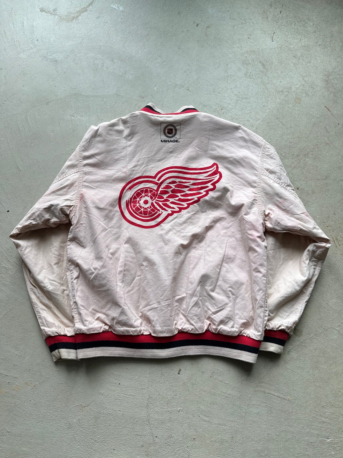 Vintage NHL Redwings Mirage Reversible Jacket
