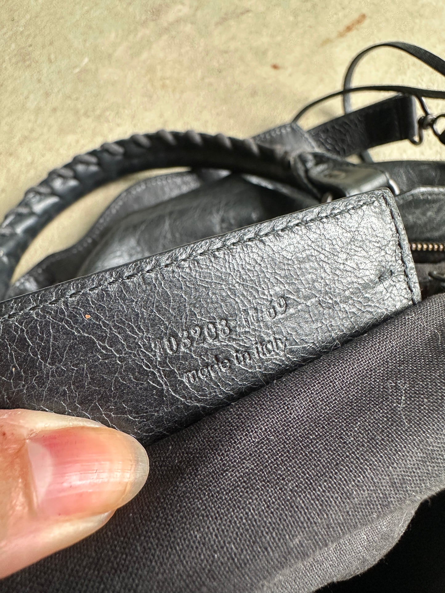 Vintage Balenciaga Black First (Small City) Bag