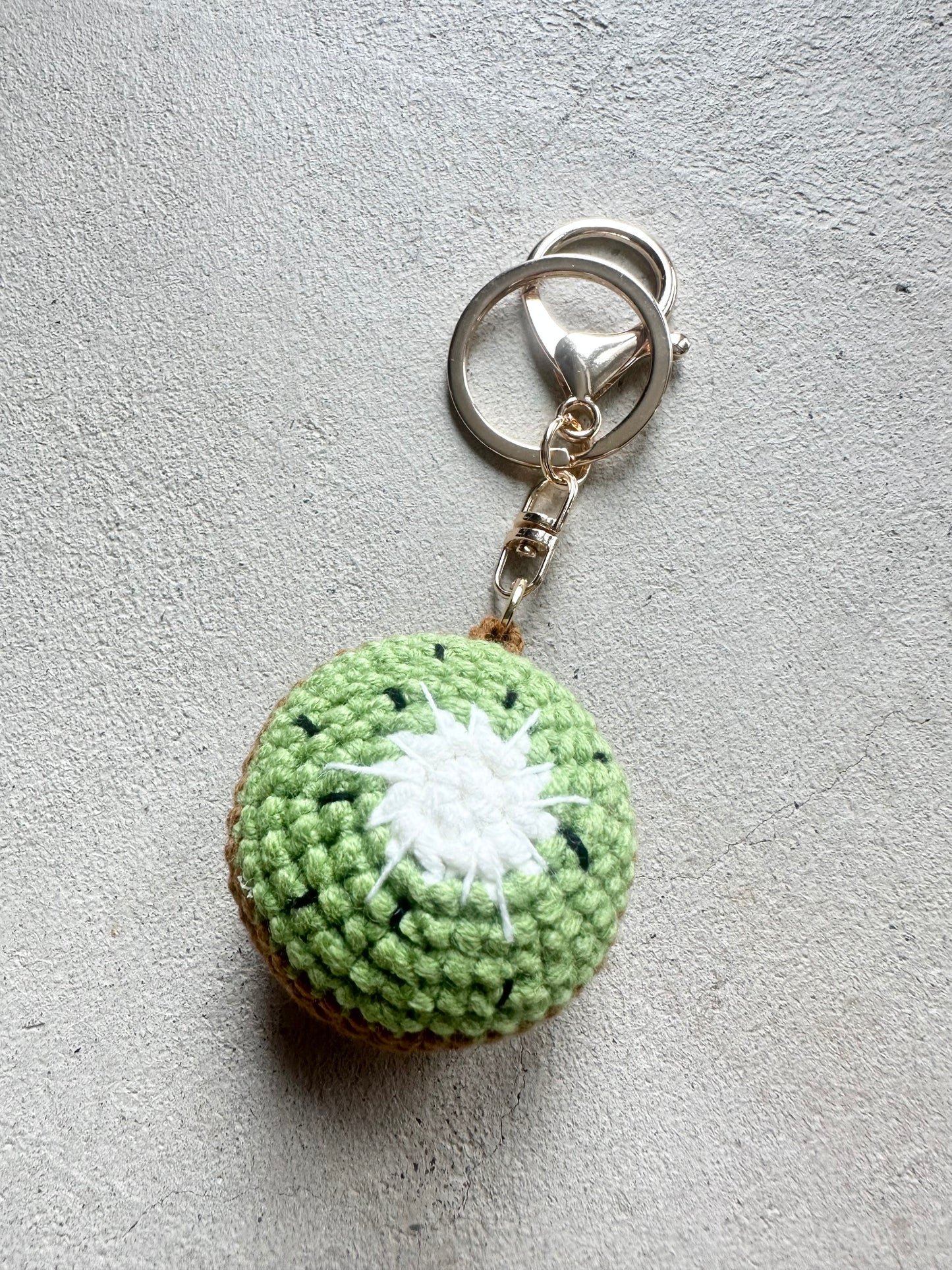Knitted Kiwi Charm