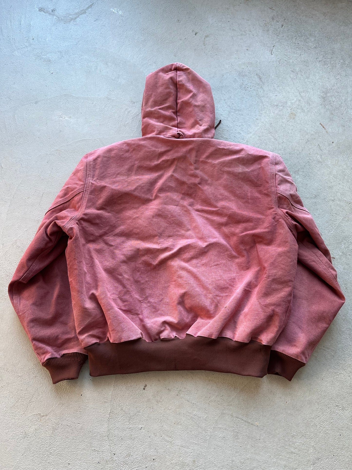 Vintage Carhartt Pink Hooded Jacket - L
