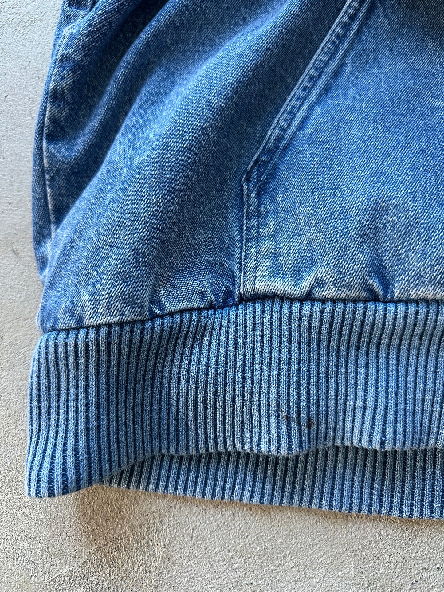 Vintage Yankee Carhartt Style Denim Hooded Jacket - XL