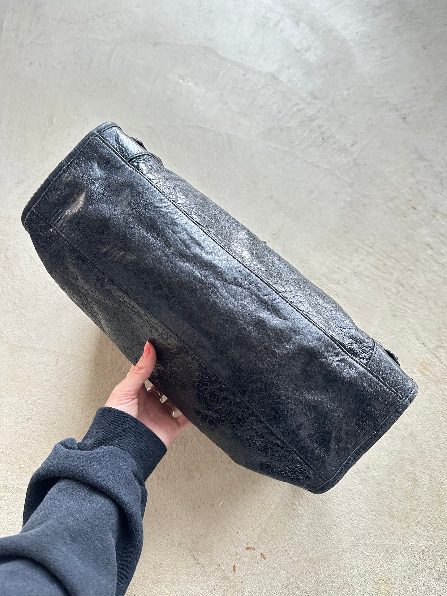 Vintage Black Balenciaga City Bag