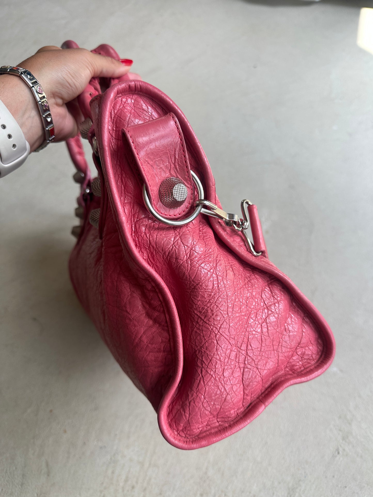 Vintage Pink Balenciaga City Bag