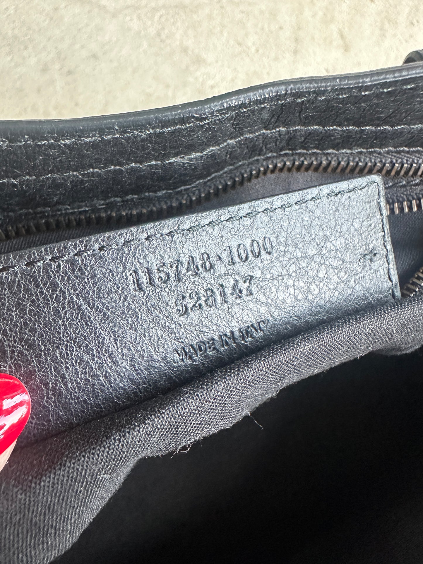 Vintage Black Balenciaga City Bag